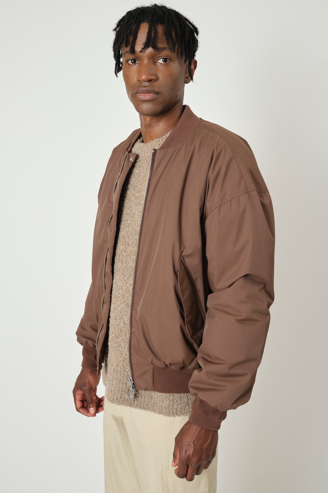 Embassy Of Bricks And Logs-SANTA FE BOMBER JACKET-Jacken & Mäntel-Black-Deal-Outlet-by-ARCHIVIST