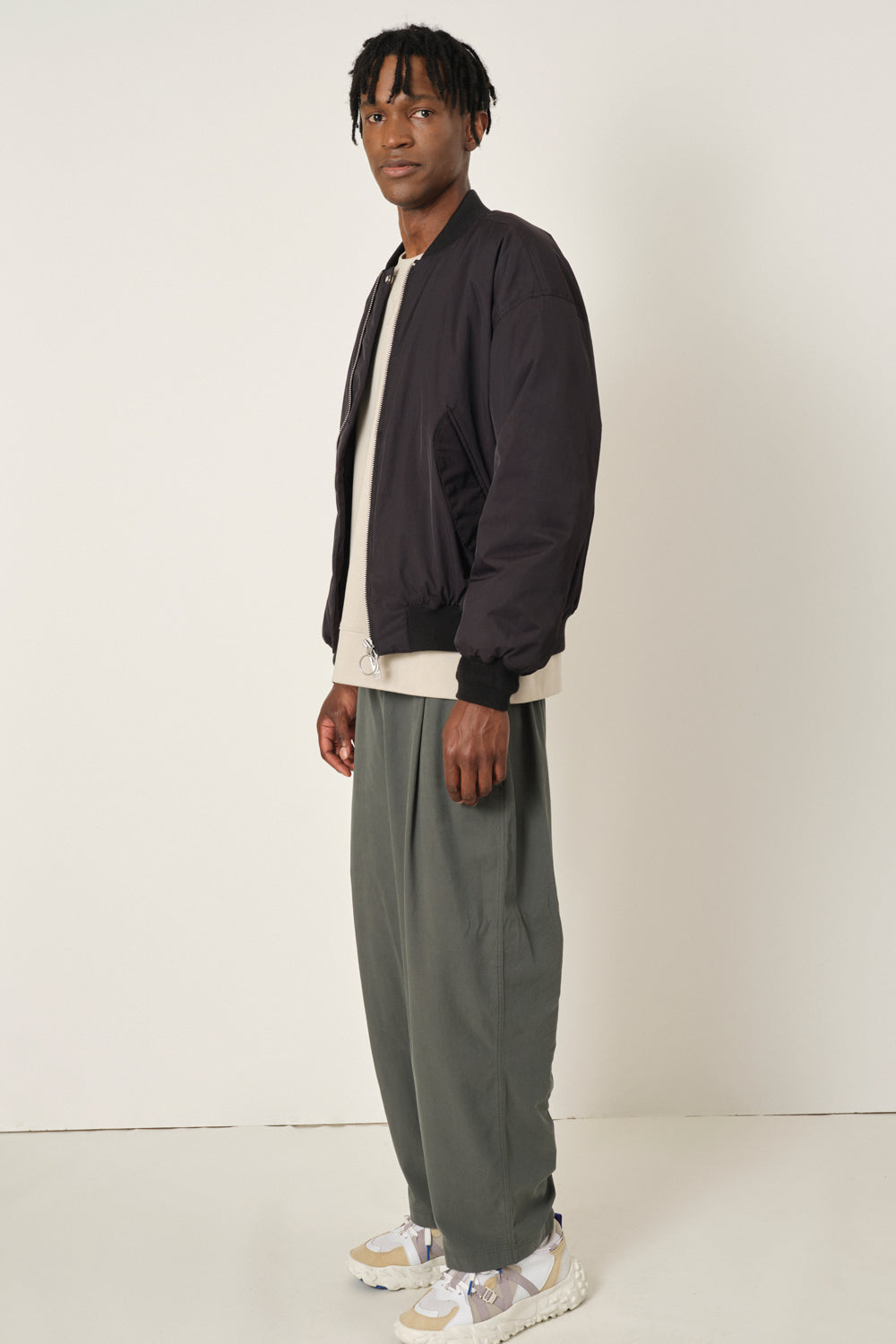 Embassy Of Bricks And Logs-SANTA FE BOMBER JACKET-Jacken & Mäntel-Black-Deal-Outlet-by-ARCHIVIST