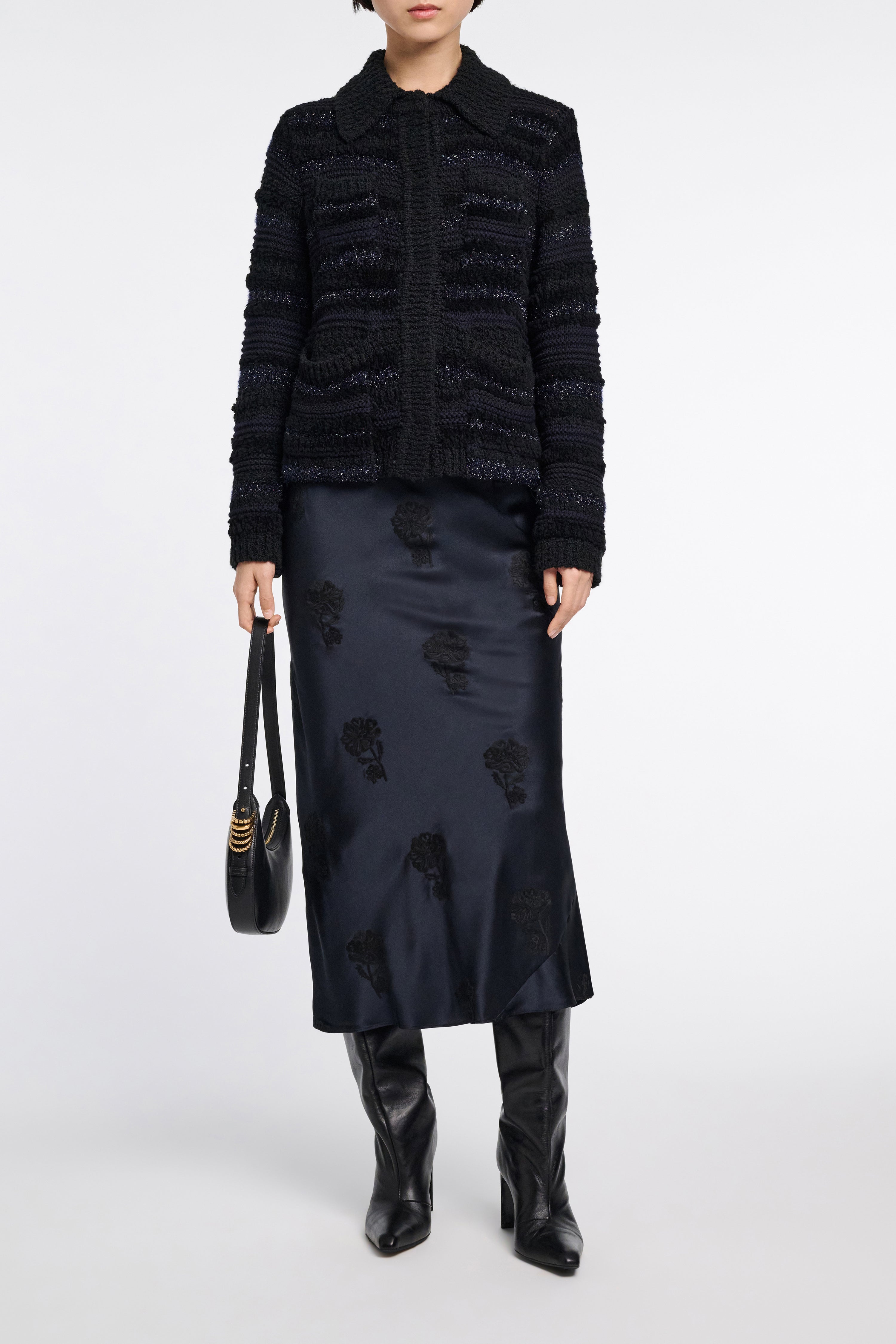Dorothee Schumacher-BOLD STRUCTURES cardigan-Strick & Pullover-Black-Deal-Outlet-by-ARCHIVIST