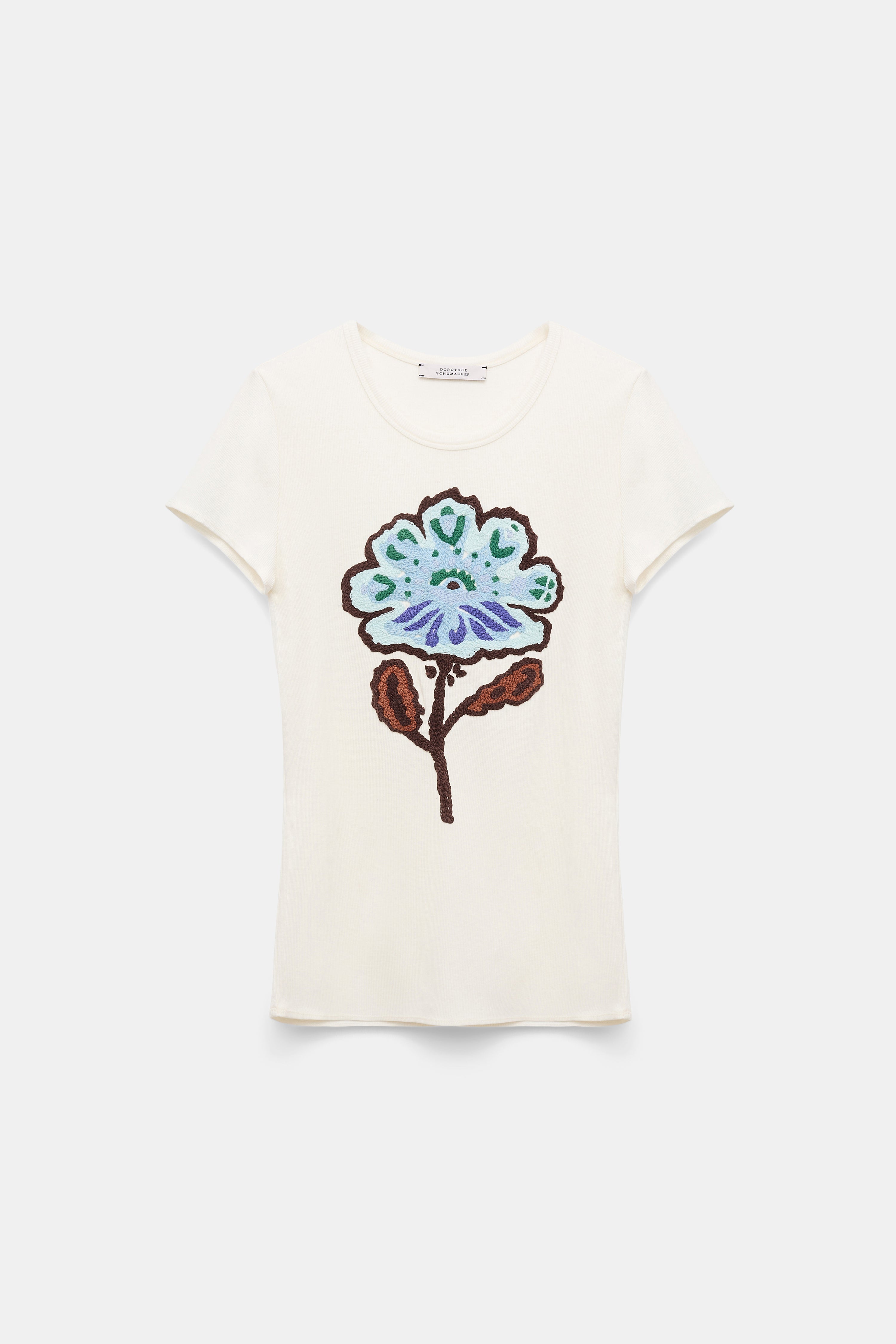 Dorothee Schumacher-POWERFUL FLOWER shirt-Shirts-Black-Deal-Outlet-by-ARCHIVIST