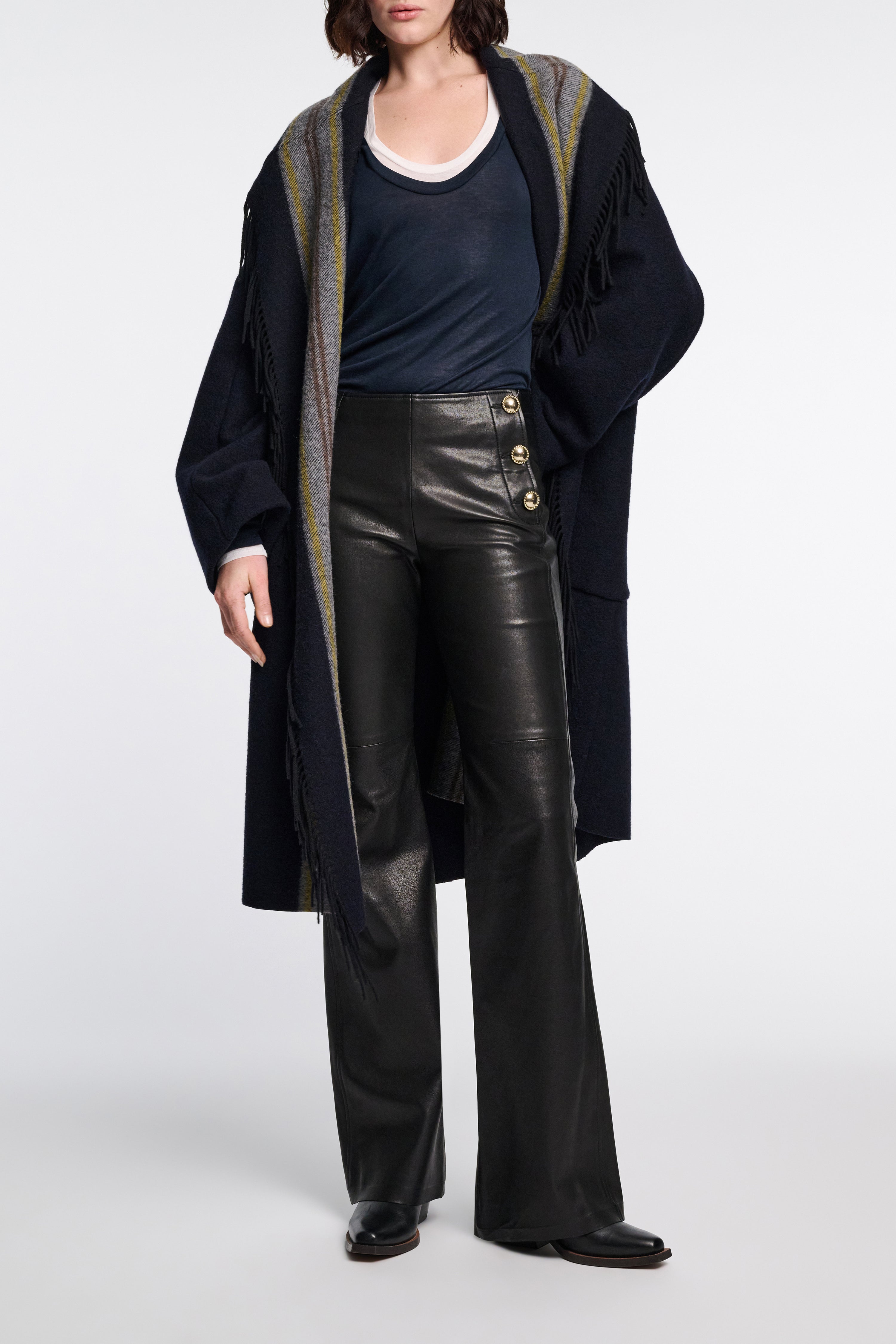 Dorothee Schumacher-LAYER LOVE shirt-Shirts-Black-Deal-Outlet-by-ARCHIVIST