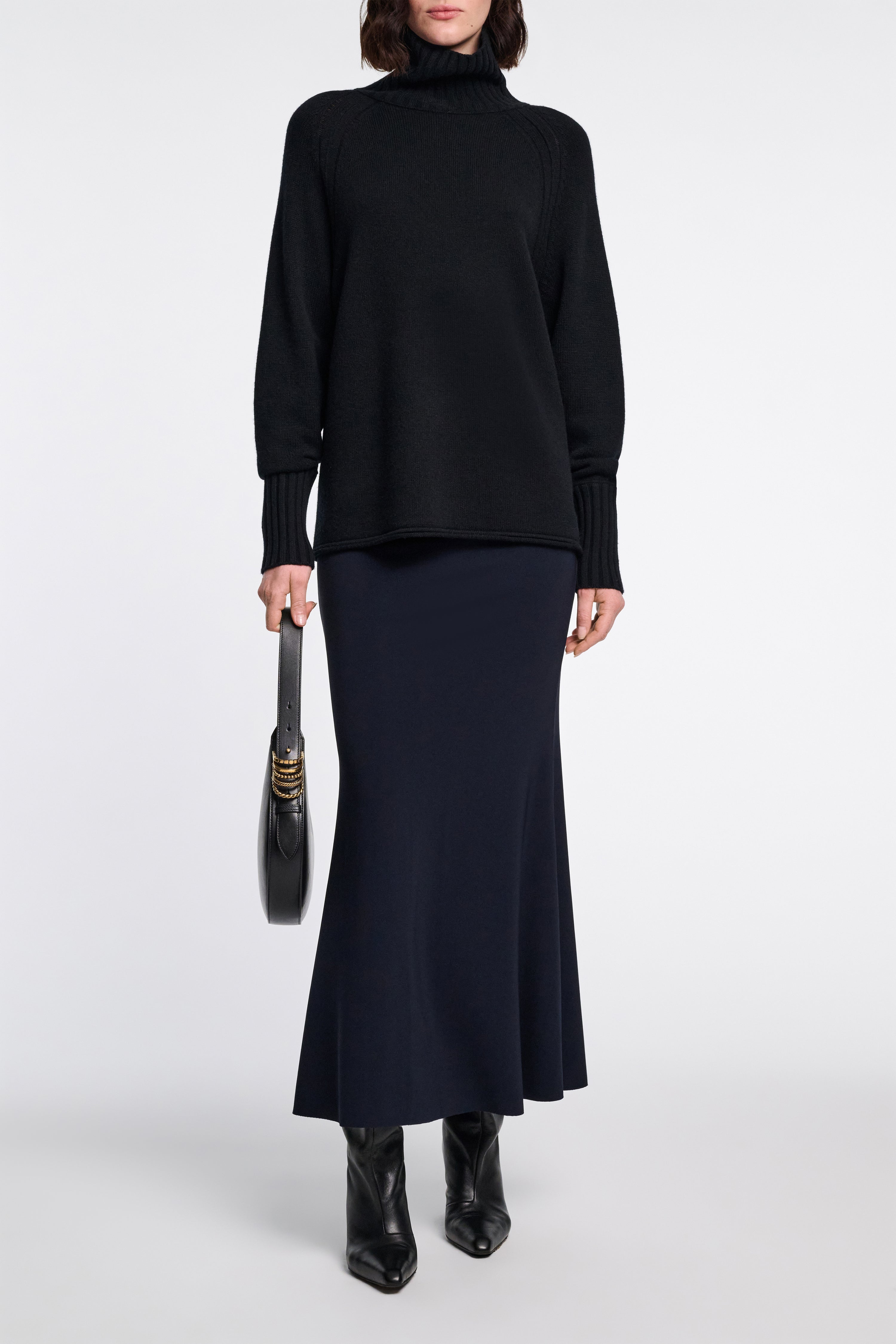 Dorothee Schumacher-SOFT SHAPE skirt-Kleider & Röcke-Black-Deal-Outlet-by-ARCHIVIST