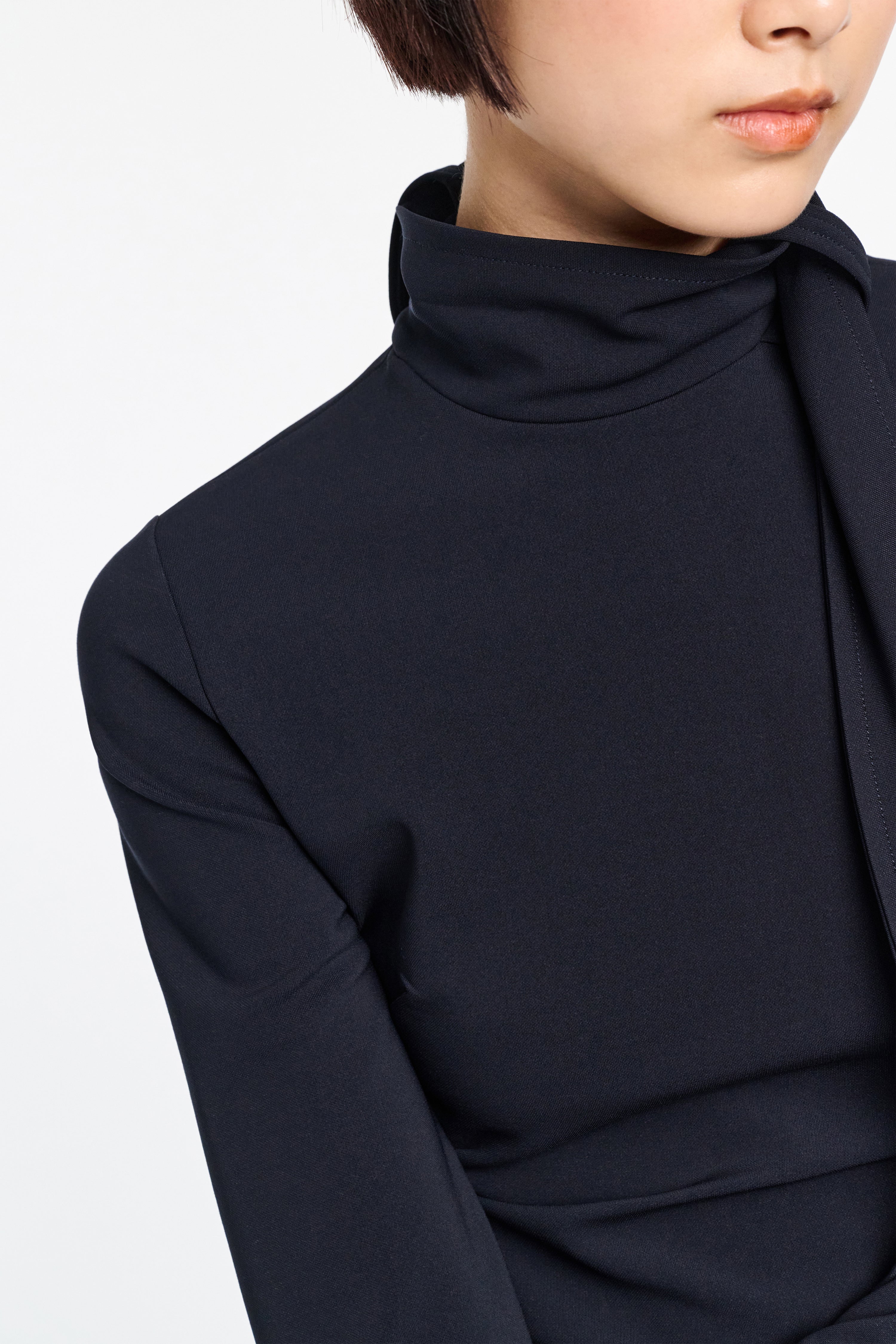 Dorothee Schumacher-SOFT SHAPE shirt-Shirts-Black-Deal-Outlet-by-ARCHIVIST