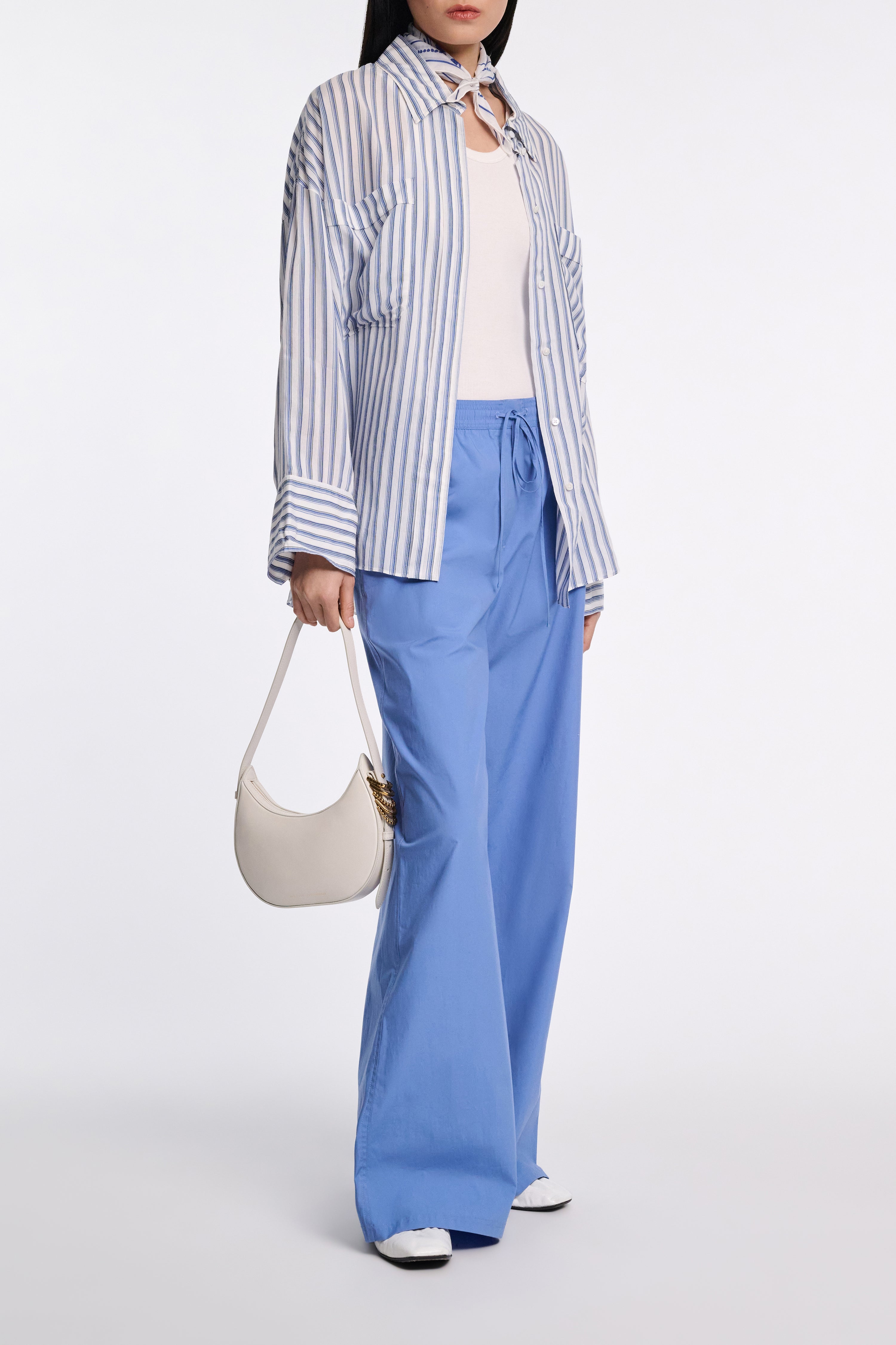 Dorothee Schumacher-COOL STRIPE blouse-Hemden & Blusen-Black-Deal-Outlet-by-ARCHIVIST