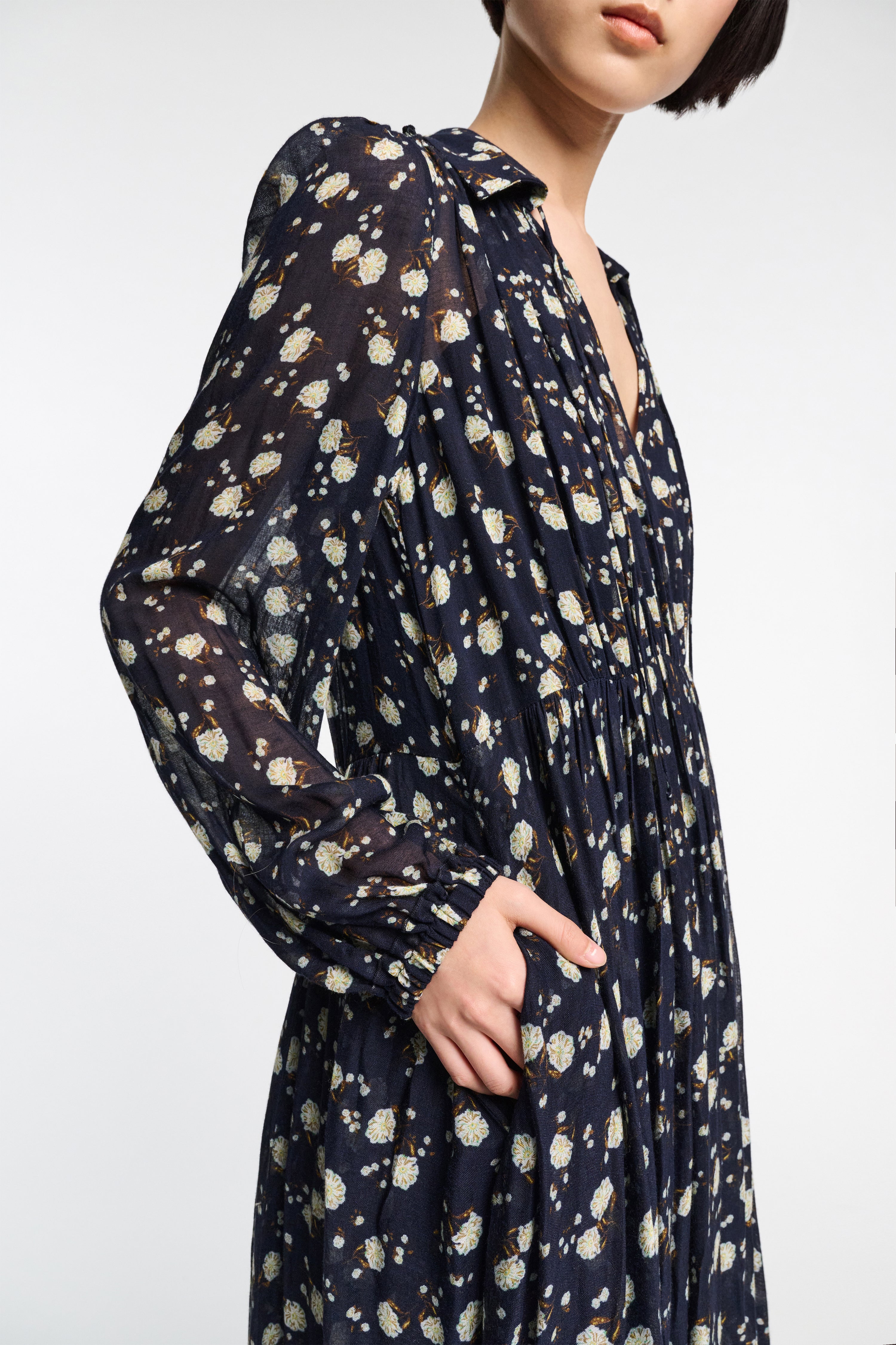 Dorothee Schumacher-FLORAL VOLUMES dress-Kleider & Röcke-Black-Deal-Outlet-by-ARCHIVIST