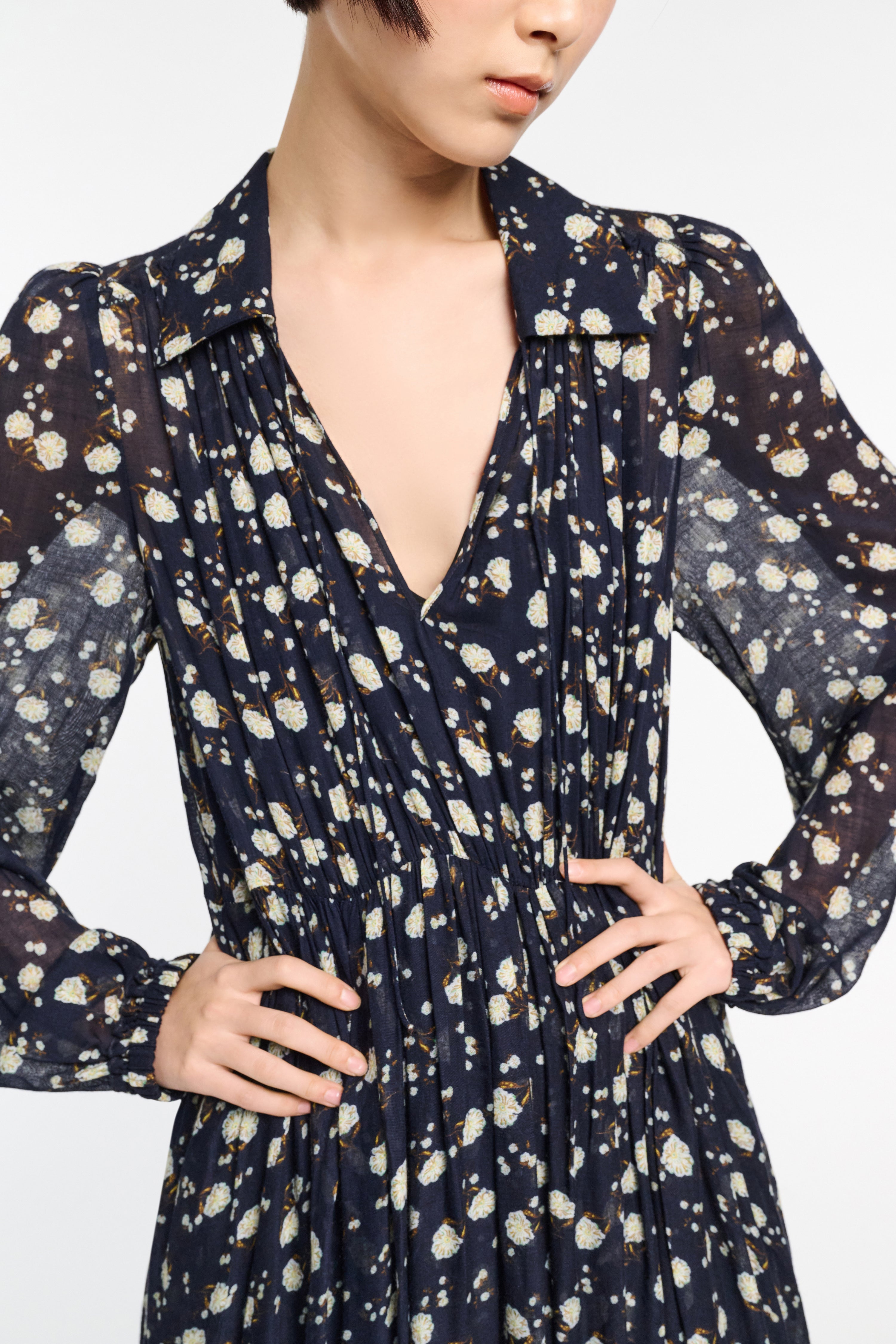 Dorothee Schumacher-FLORAL VOLUMES dress-Kleider & Röcke-Black-Deal-Outlet-by-ARCHIVIST