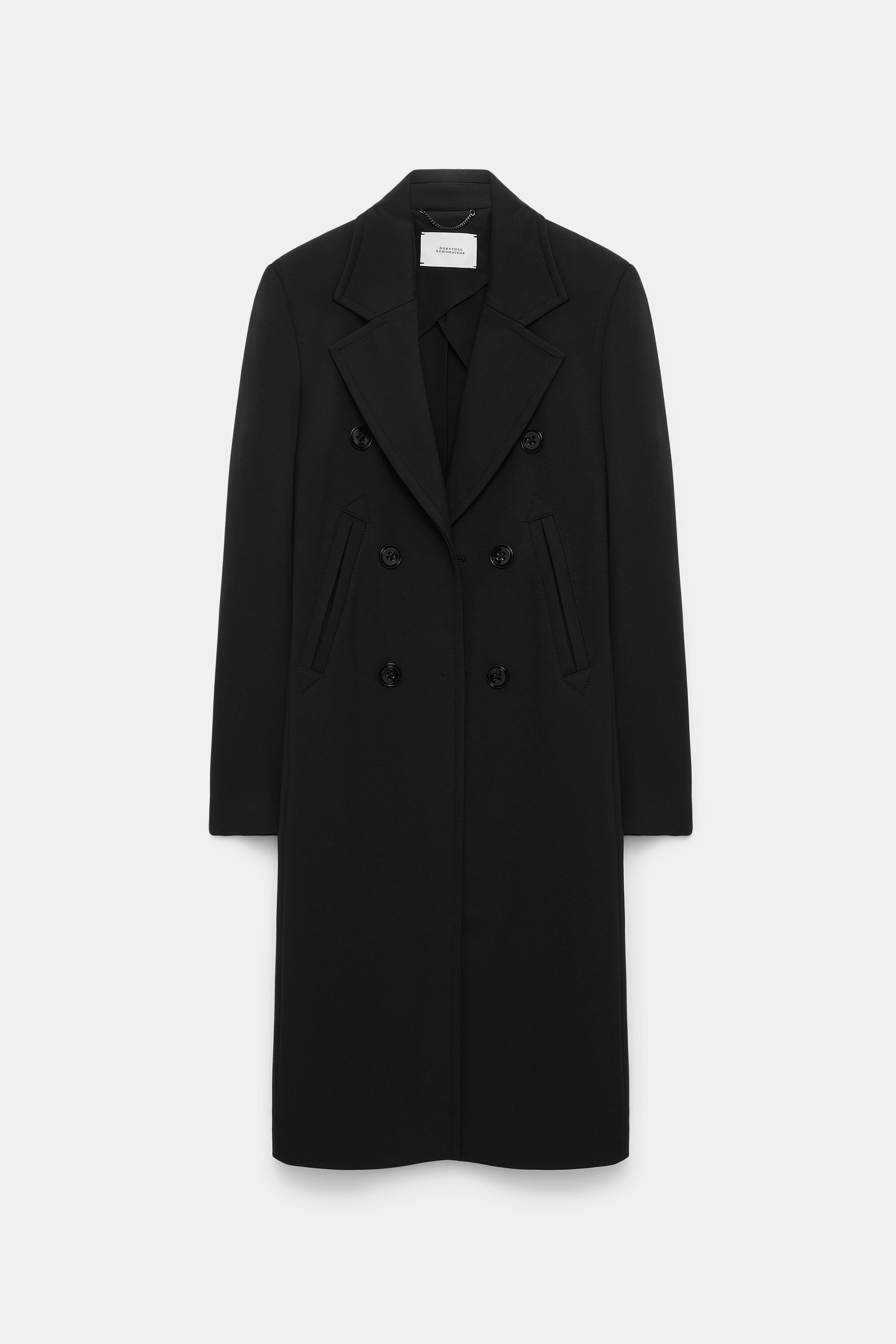 Dorothee Schumacher-EMOTIONAL ESSENCE I coat-Jacken & Mäntel-Black-Deal-Outlet-by-ARCHIVIST
