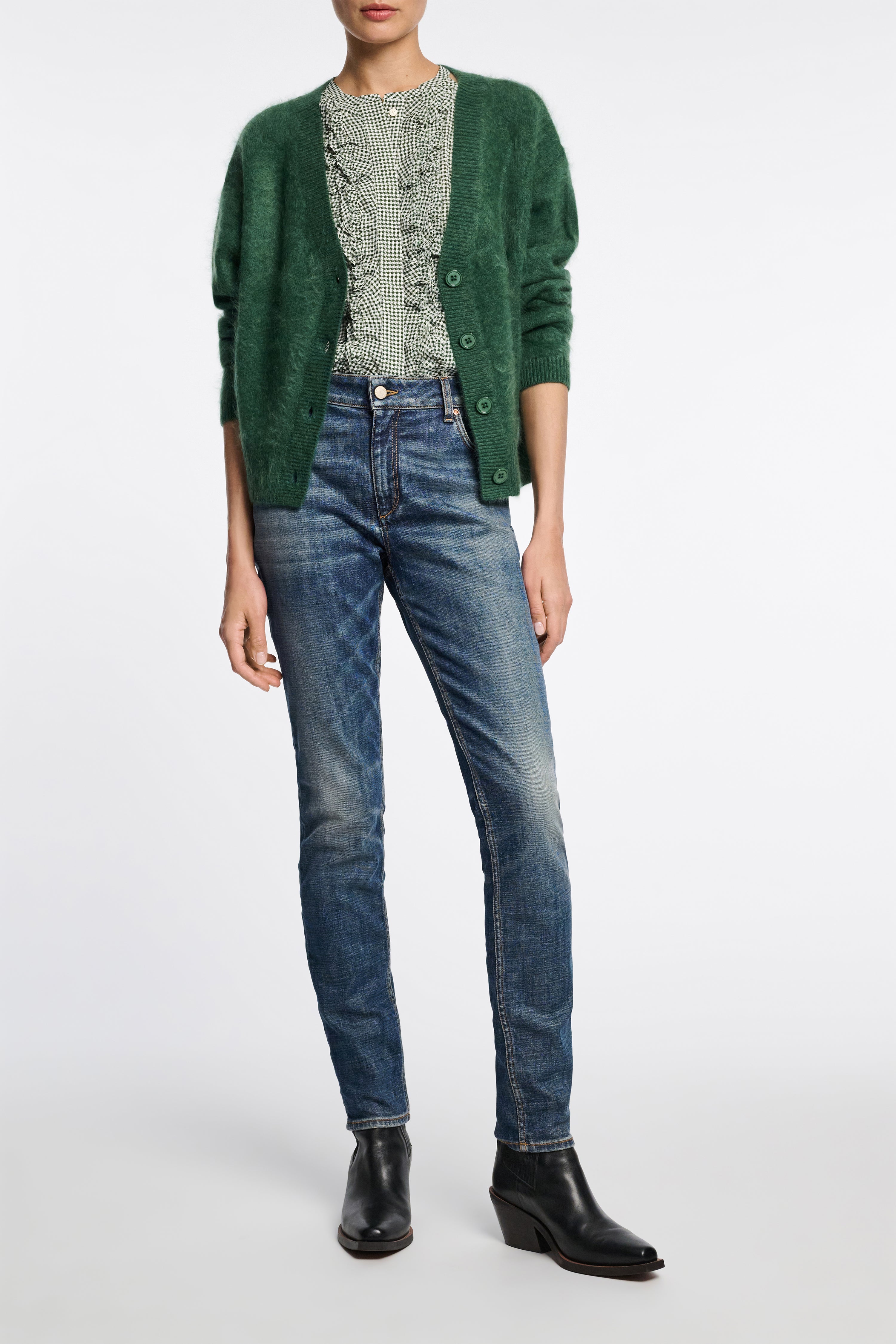 Dorothee Schumacher-VICHY LOVE top-Shirts-Black-Deal-Outlet-by-ARCHIVIST