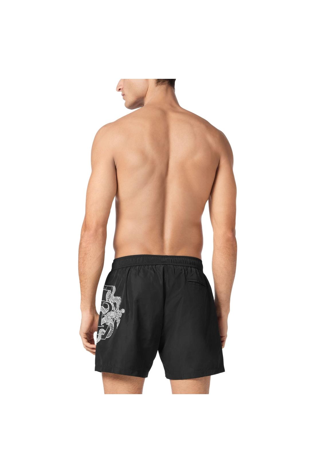Philipp Plein Beachwear Short Trousers Dragon, Hosen