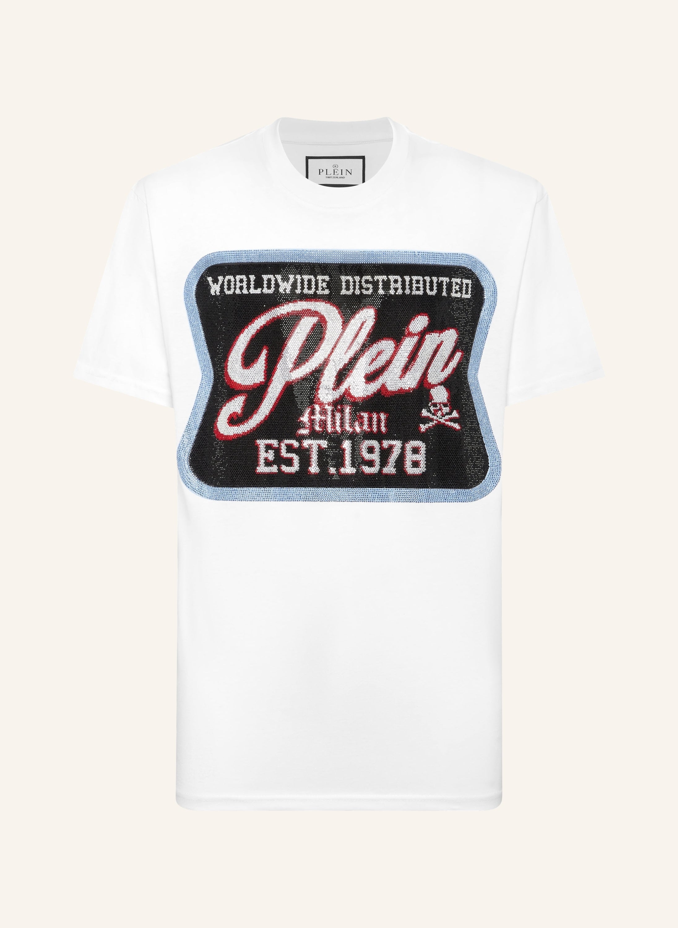 Round Neck T-Shirt Patch Plein Milan