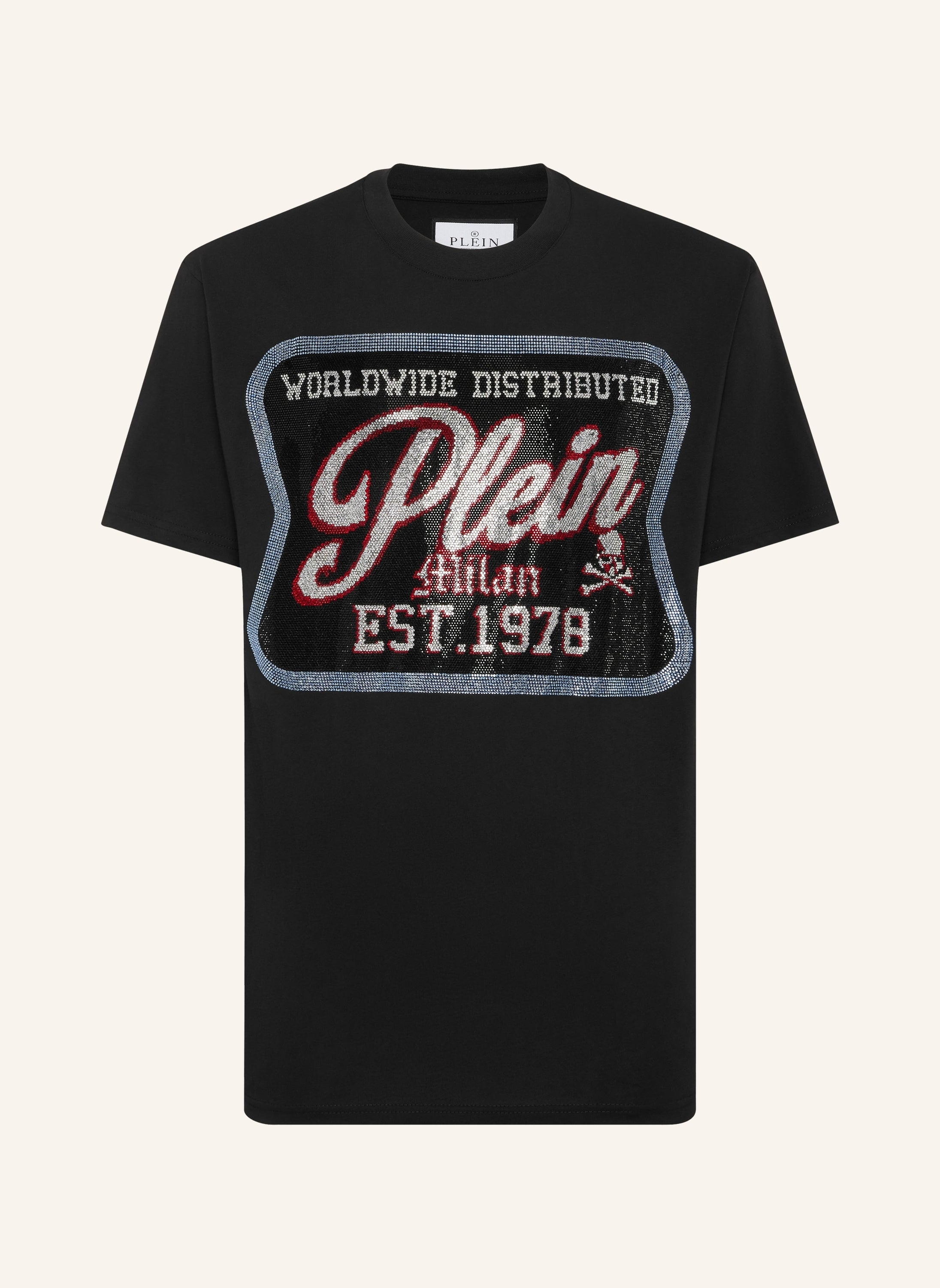 Round Neck T-Shirt Patch Plein Milan