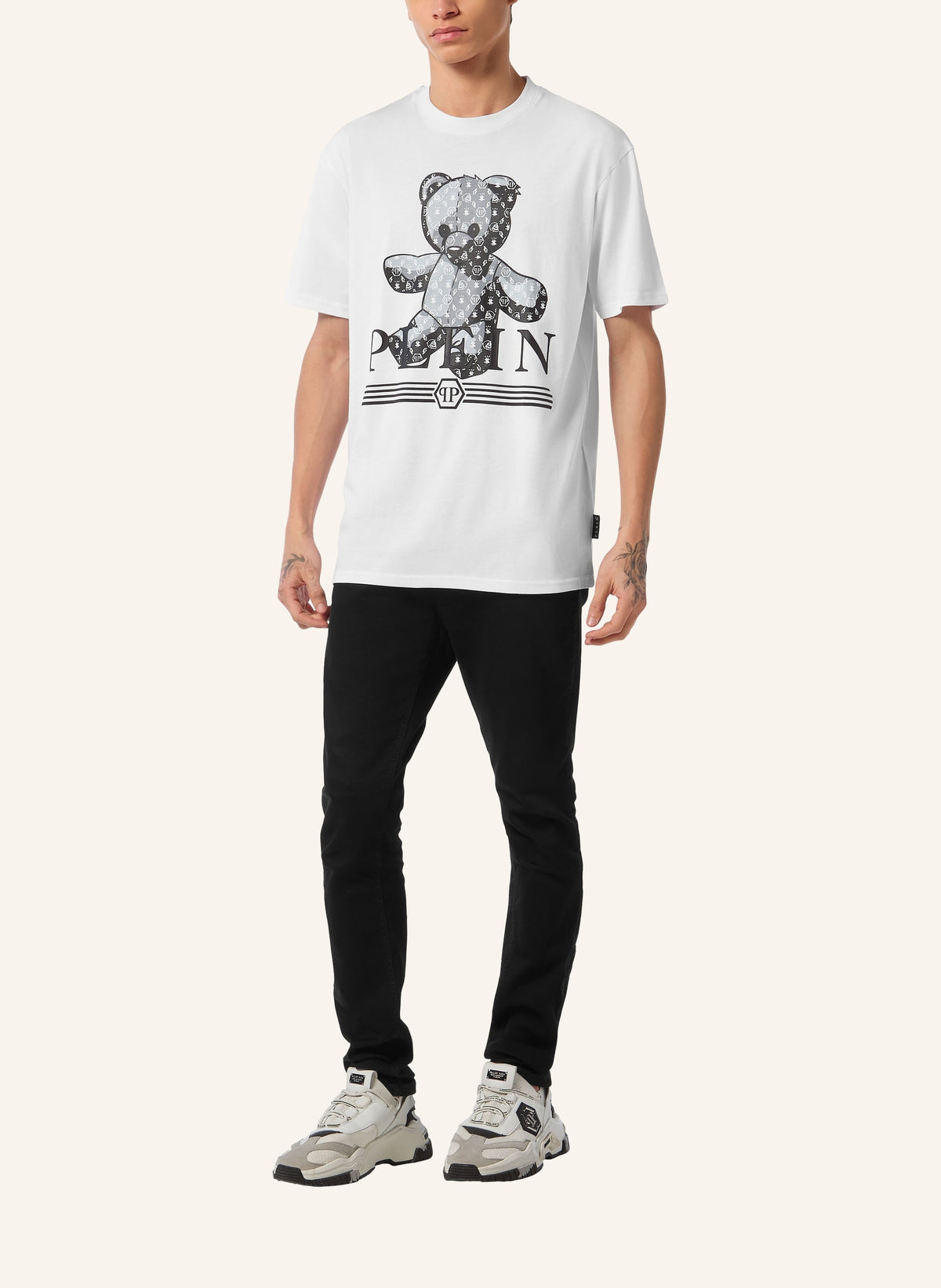 Round Neck T-Shirt Teddy Monogram
