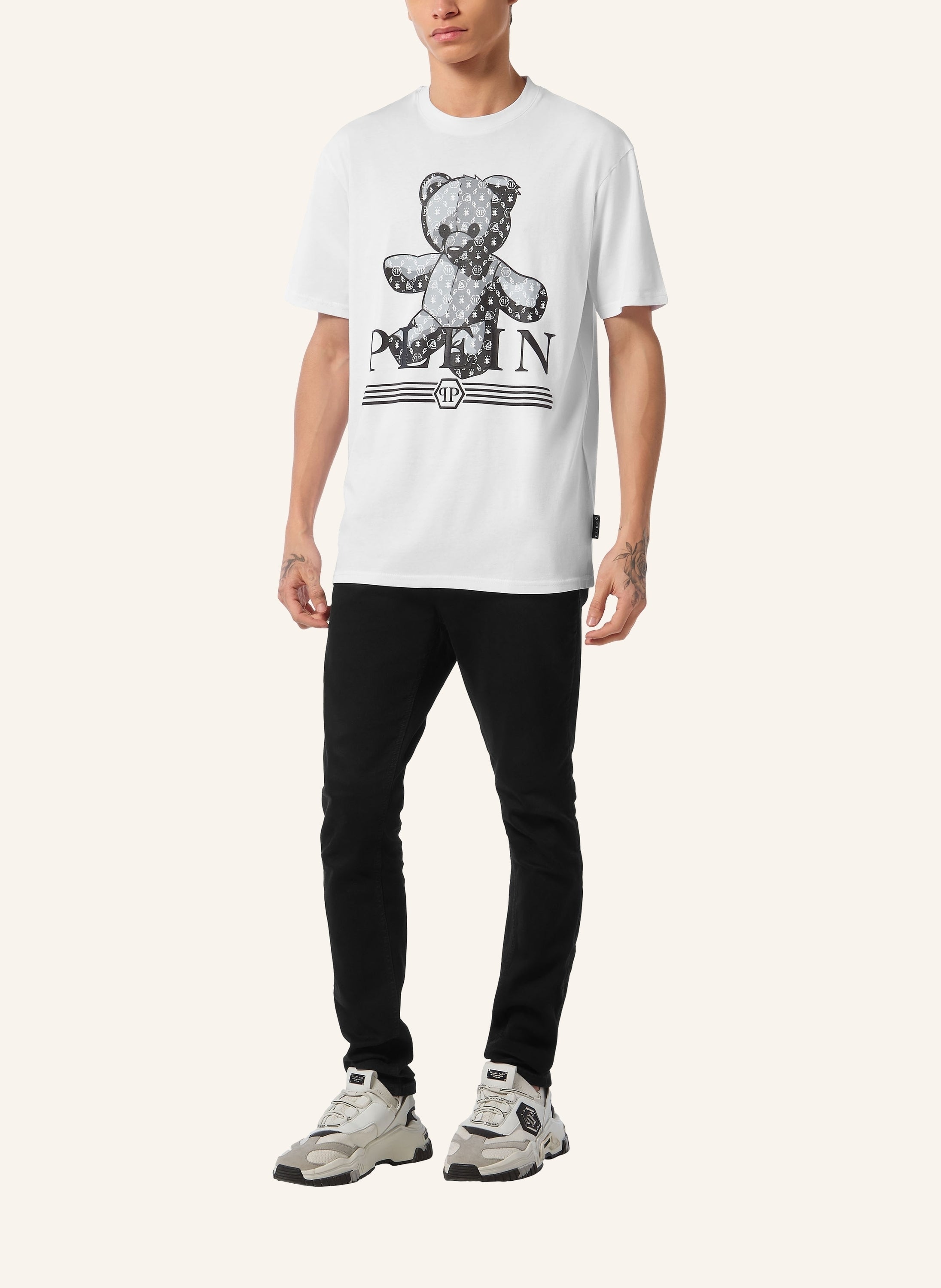Round Neck T-Shirt Teddy Monogram