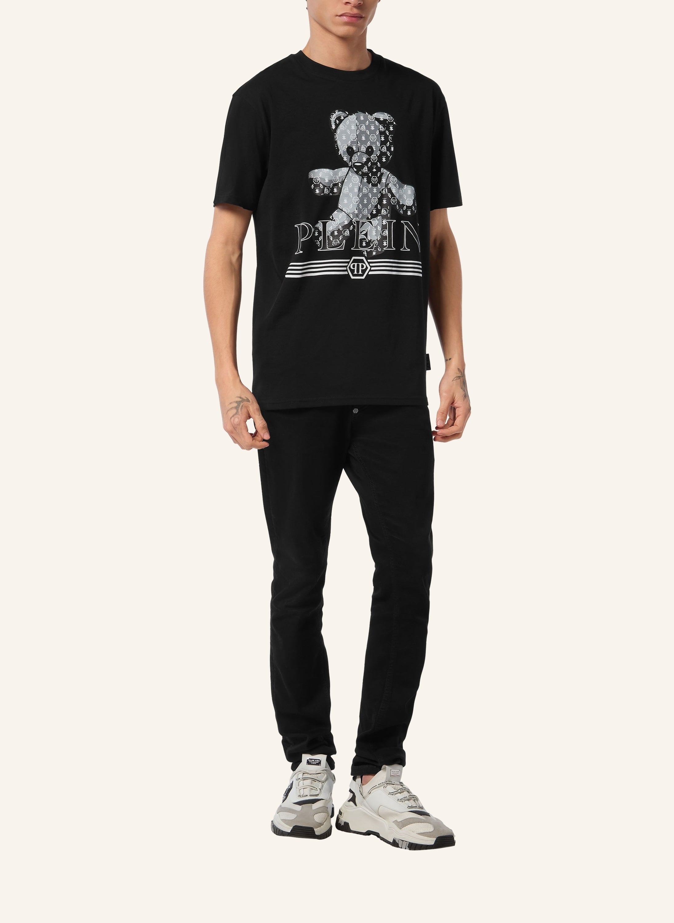 Round Neck T-Shirt Teddy Monogram