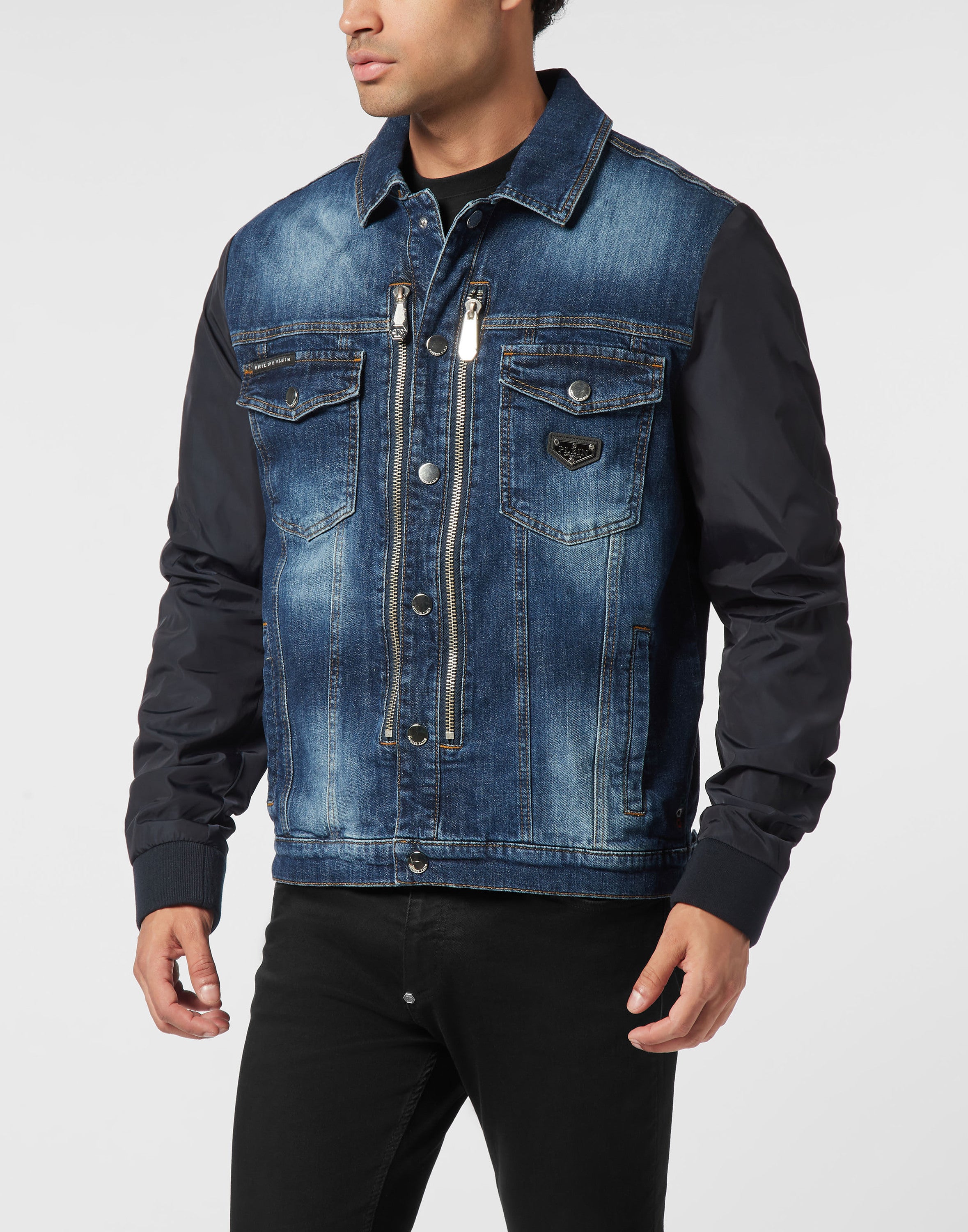 Composed Denim Zip Jacket College