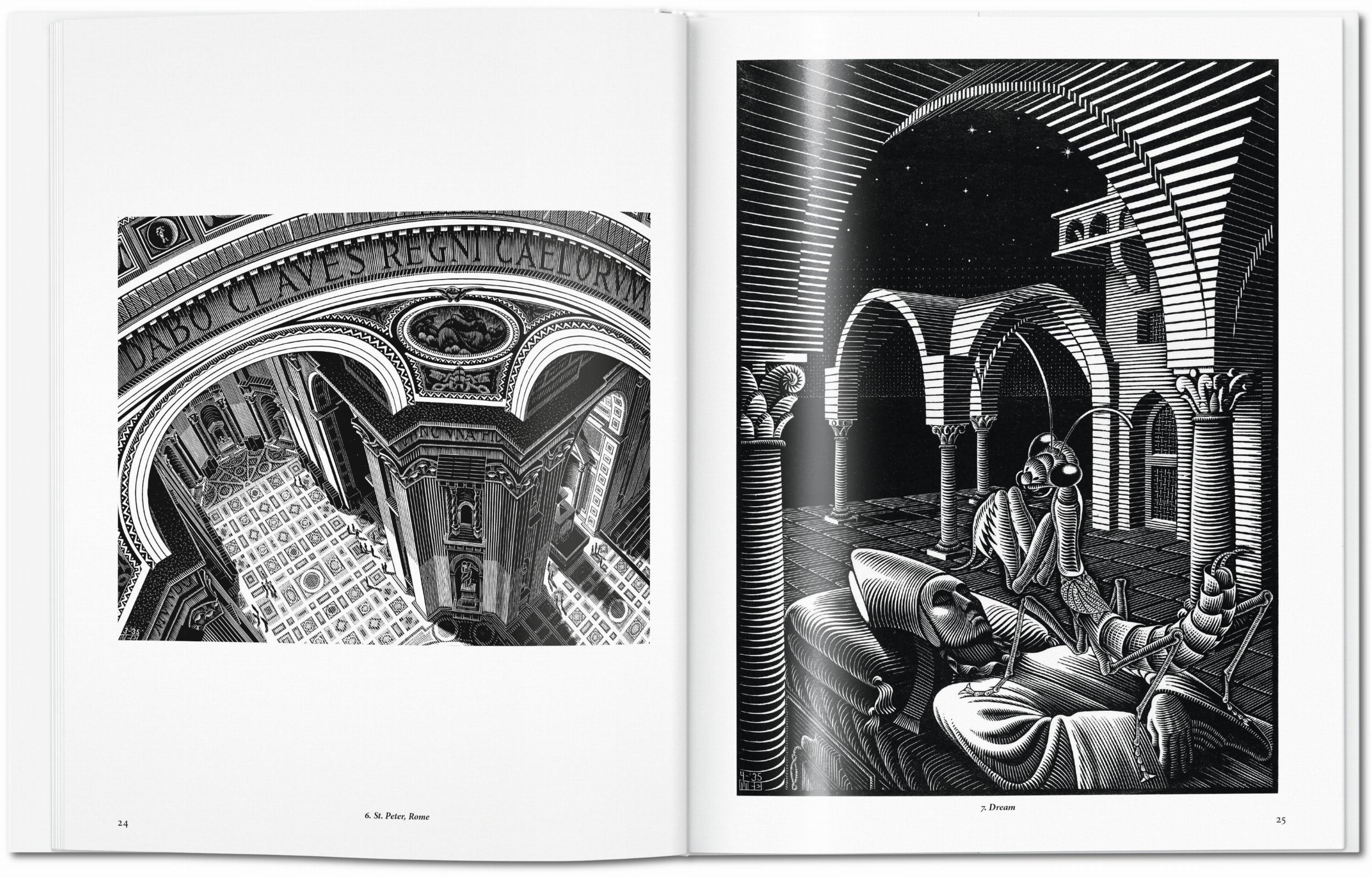 Taschen-M.C. Escher. Estampas y dibujos (Spanish)-Art-Black-Deal-Outlet-by-ARCHIVIST