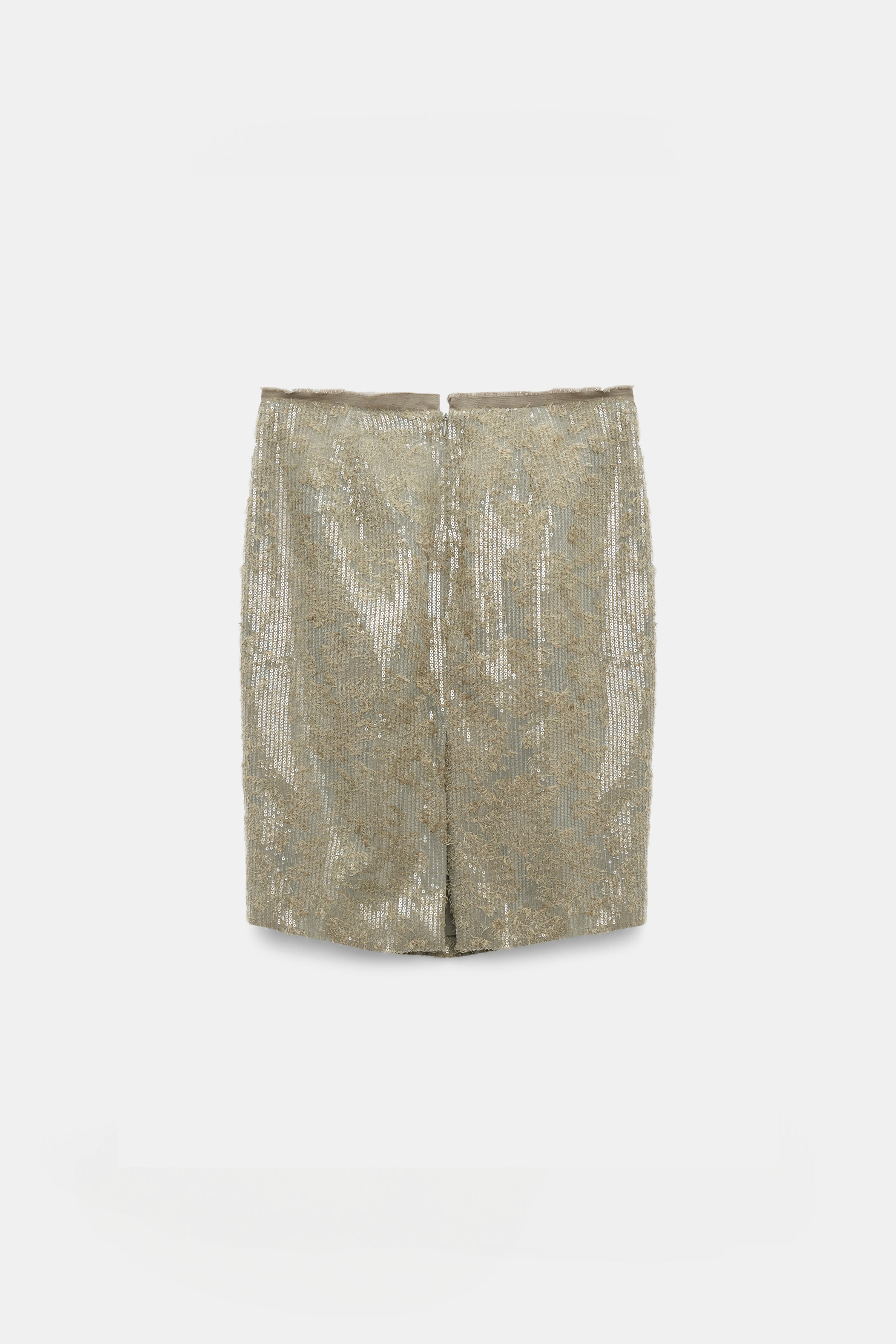 SEQUIN STATEMENT skirt