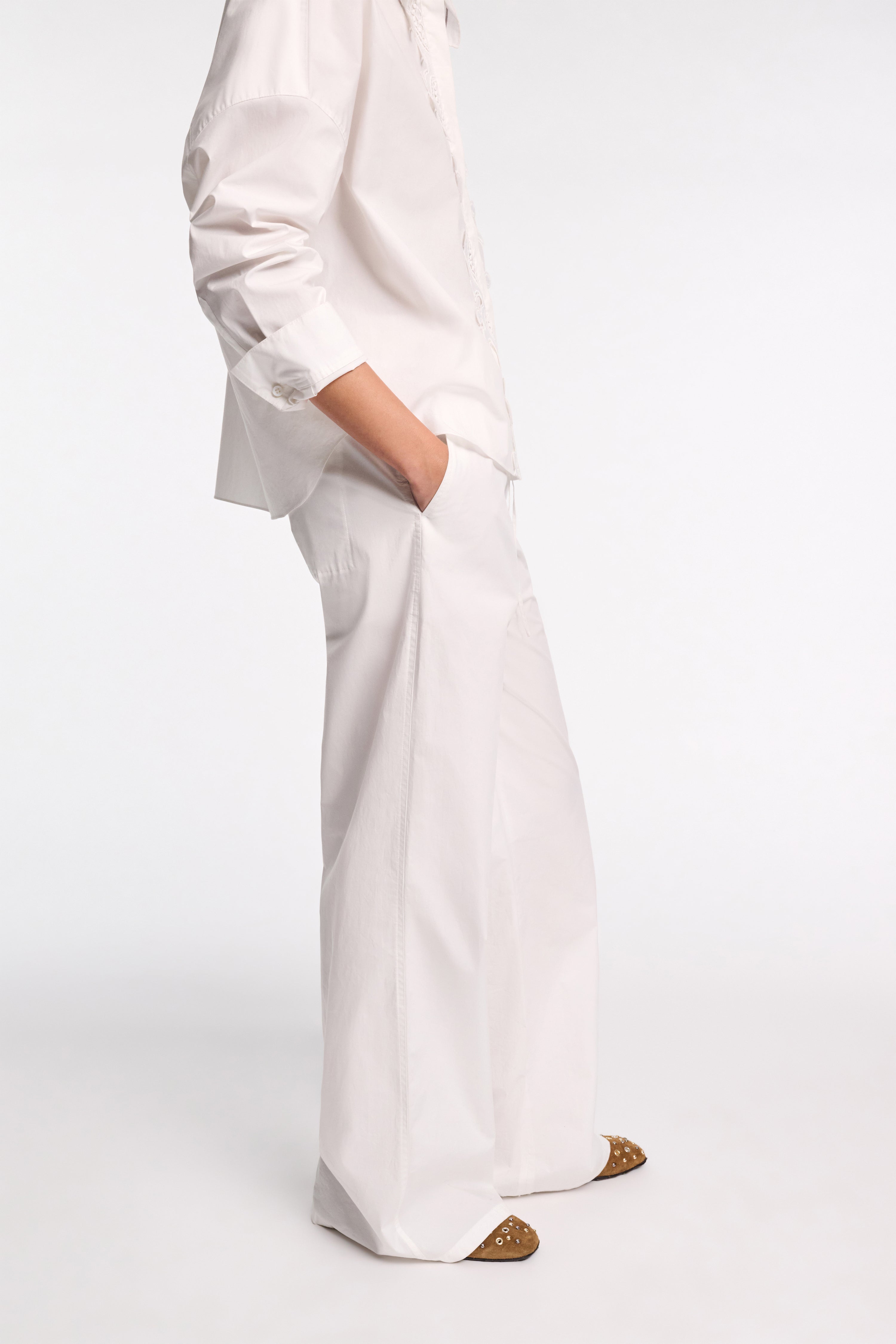 POPLIN POWER pants