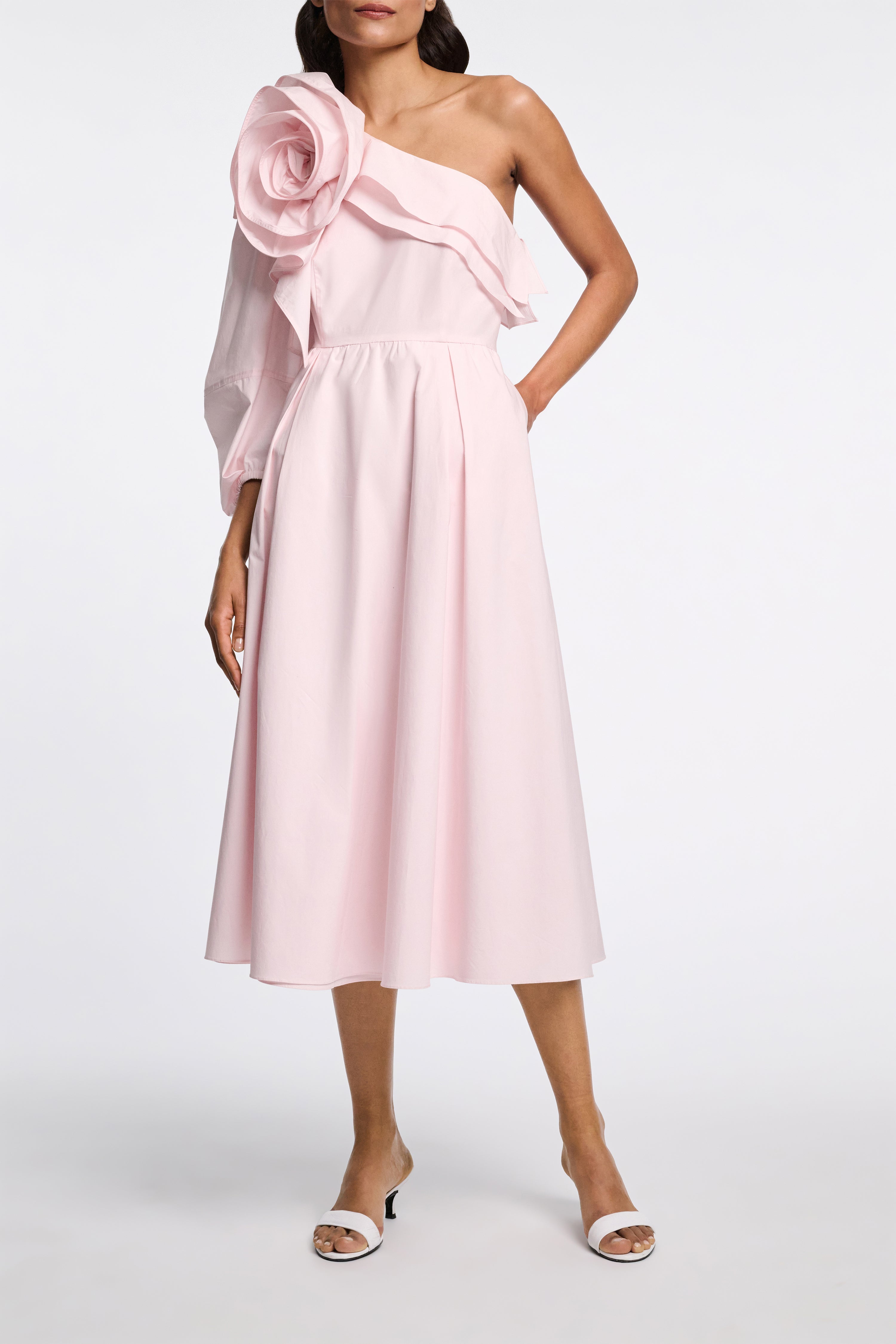 POPLIN POWER dress