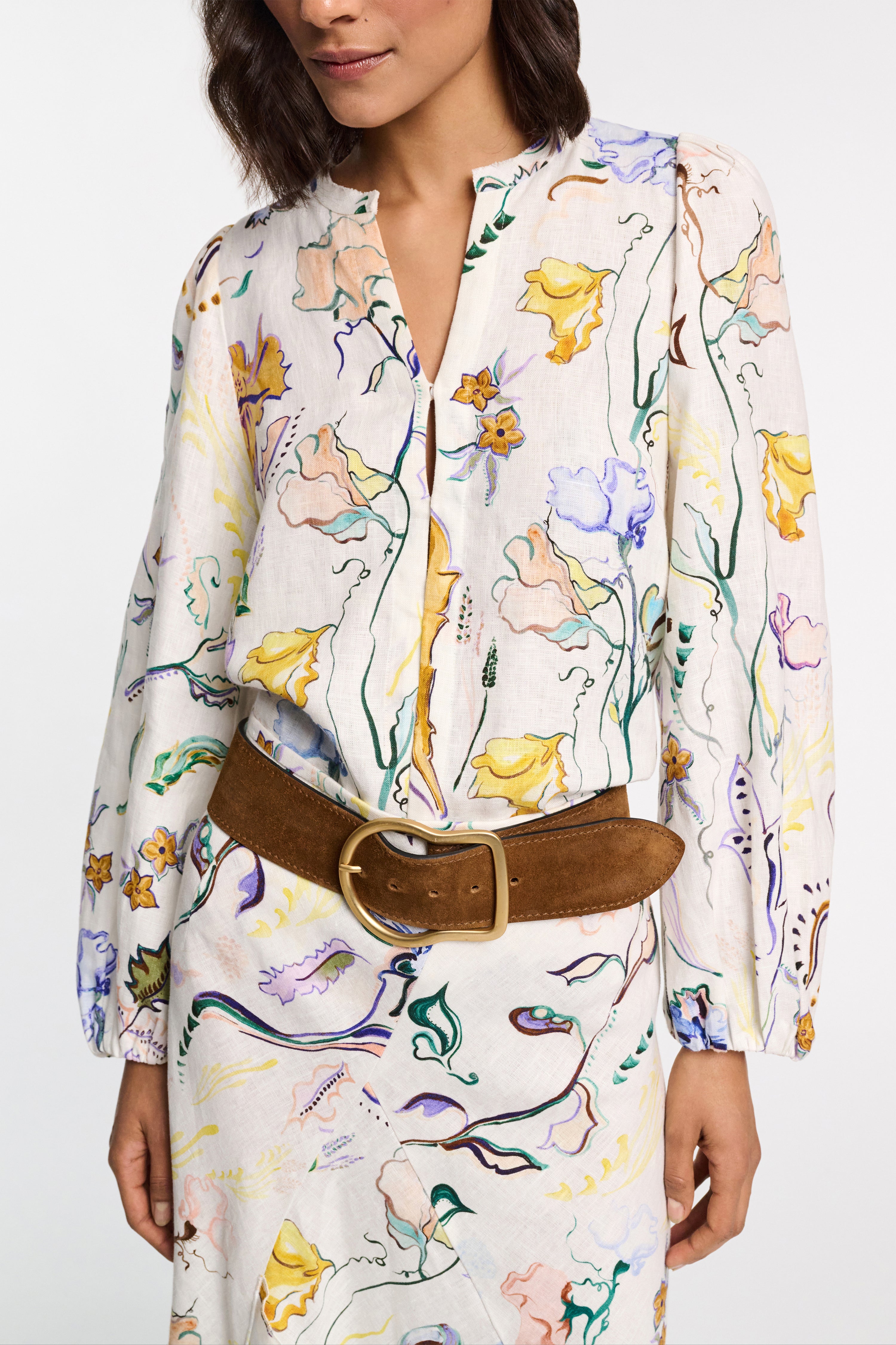 FLORAL POWER blouse