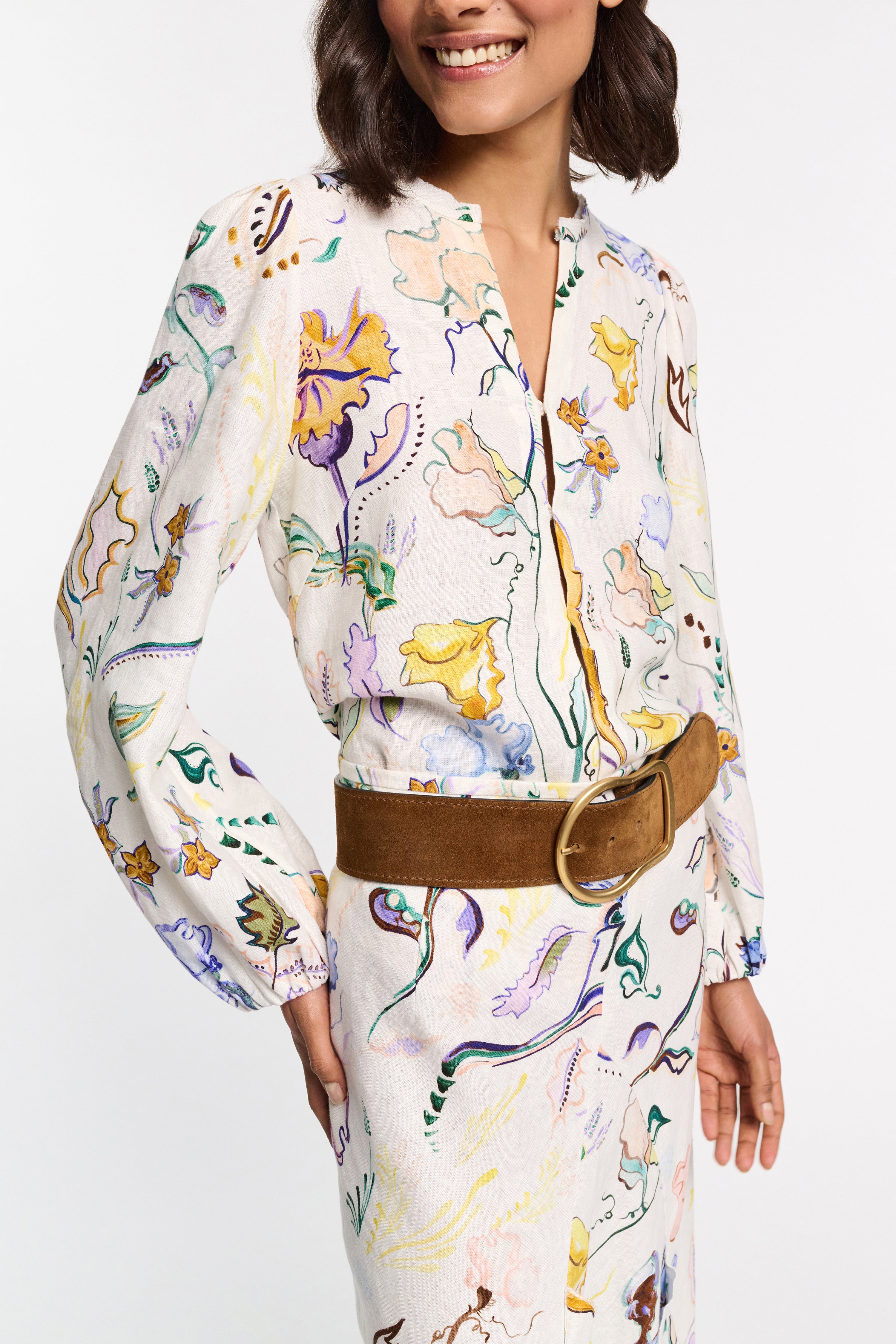 FLORAL POWER blouse