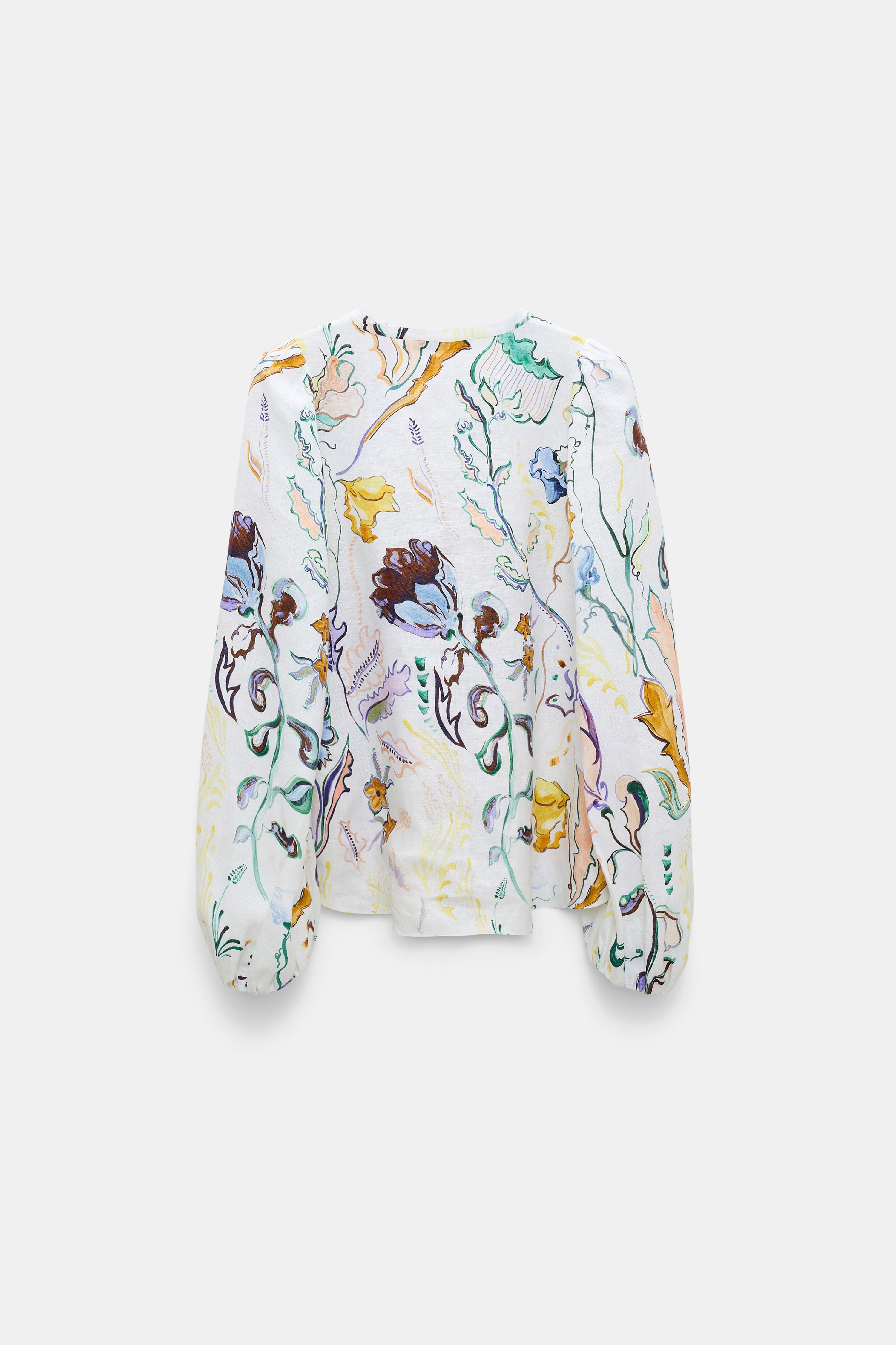 FLORAL POWER blouse