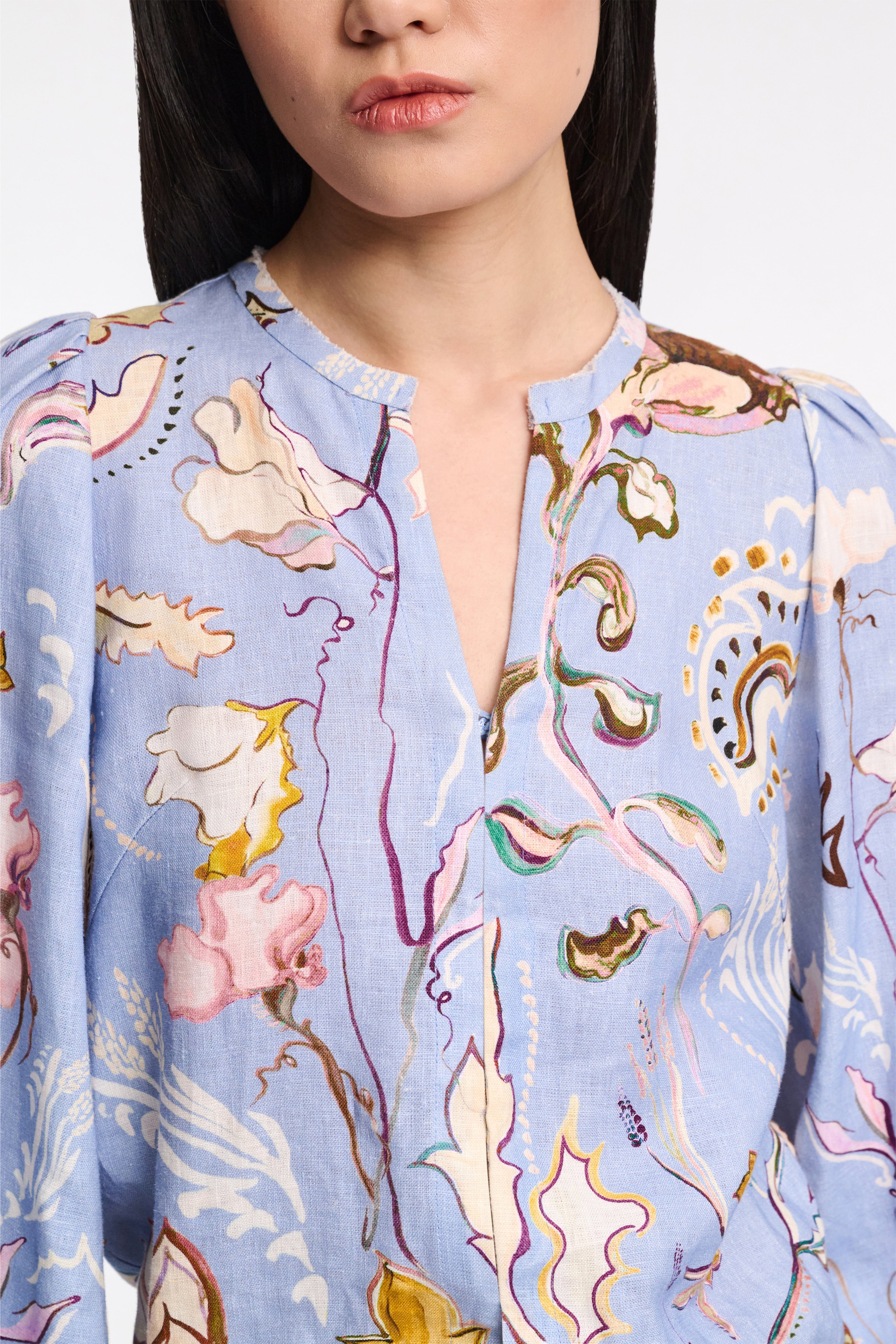 FLORAL POWER blouse