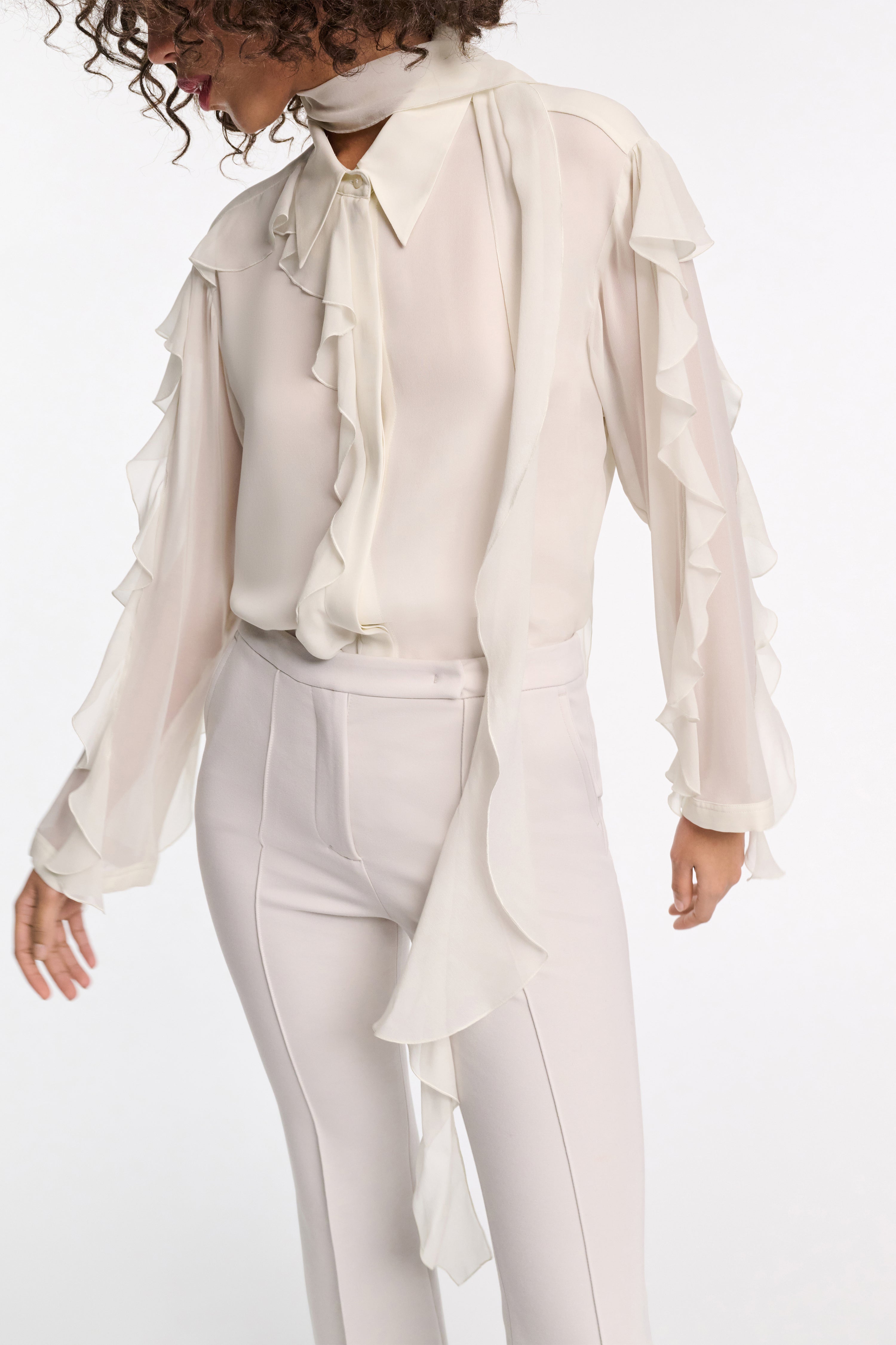 SHEER TWIST I blouse