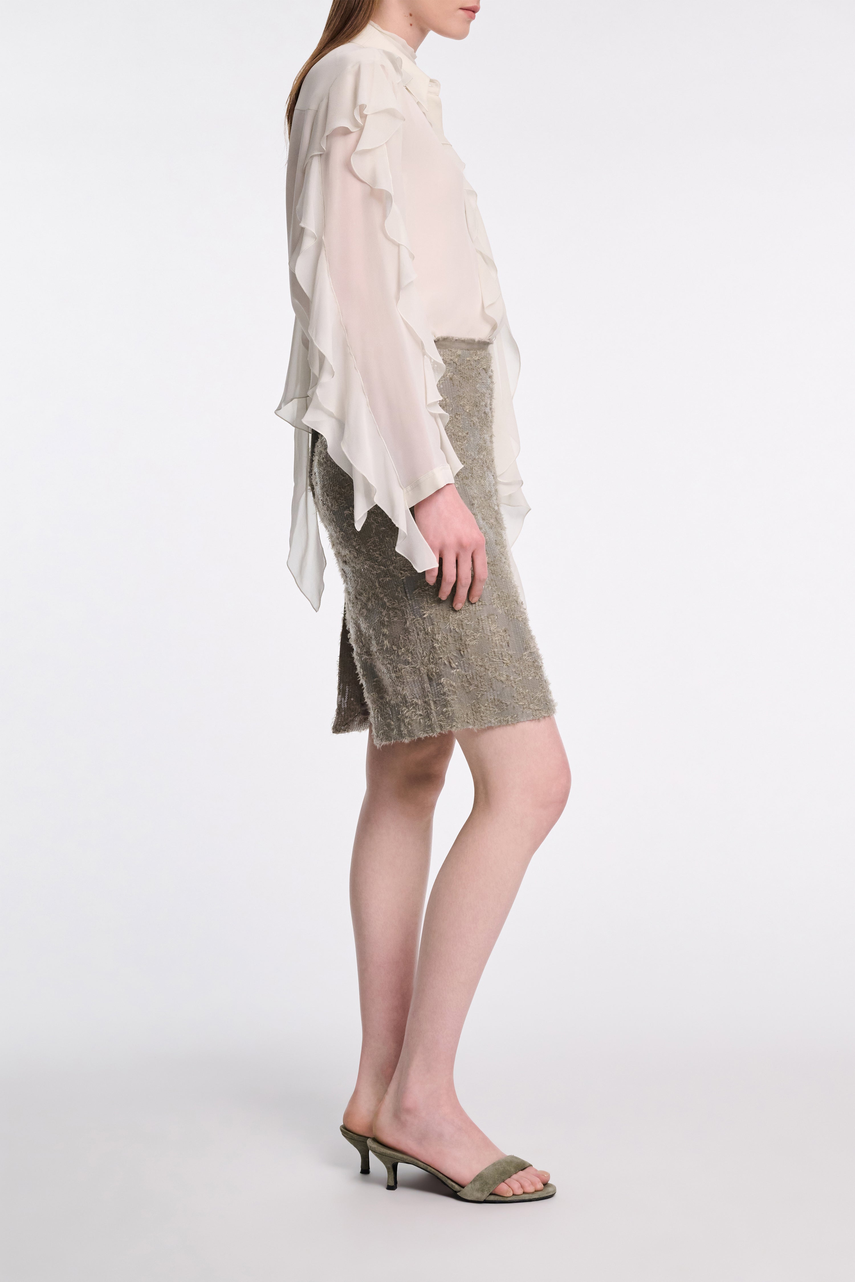 SHEER TWIST I blouse