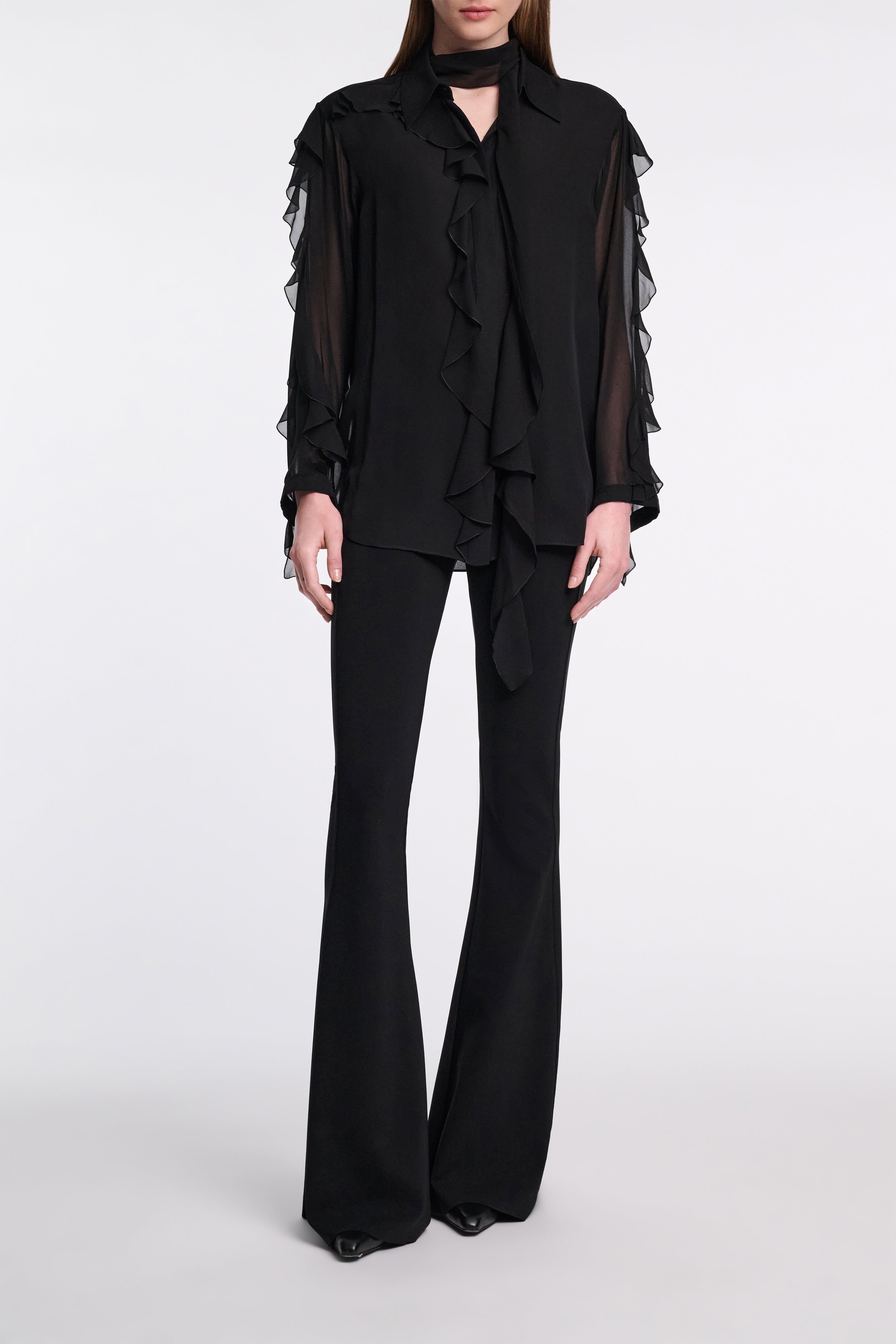 SHEER TWIST I blouse