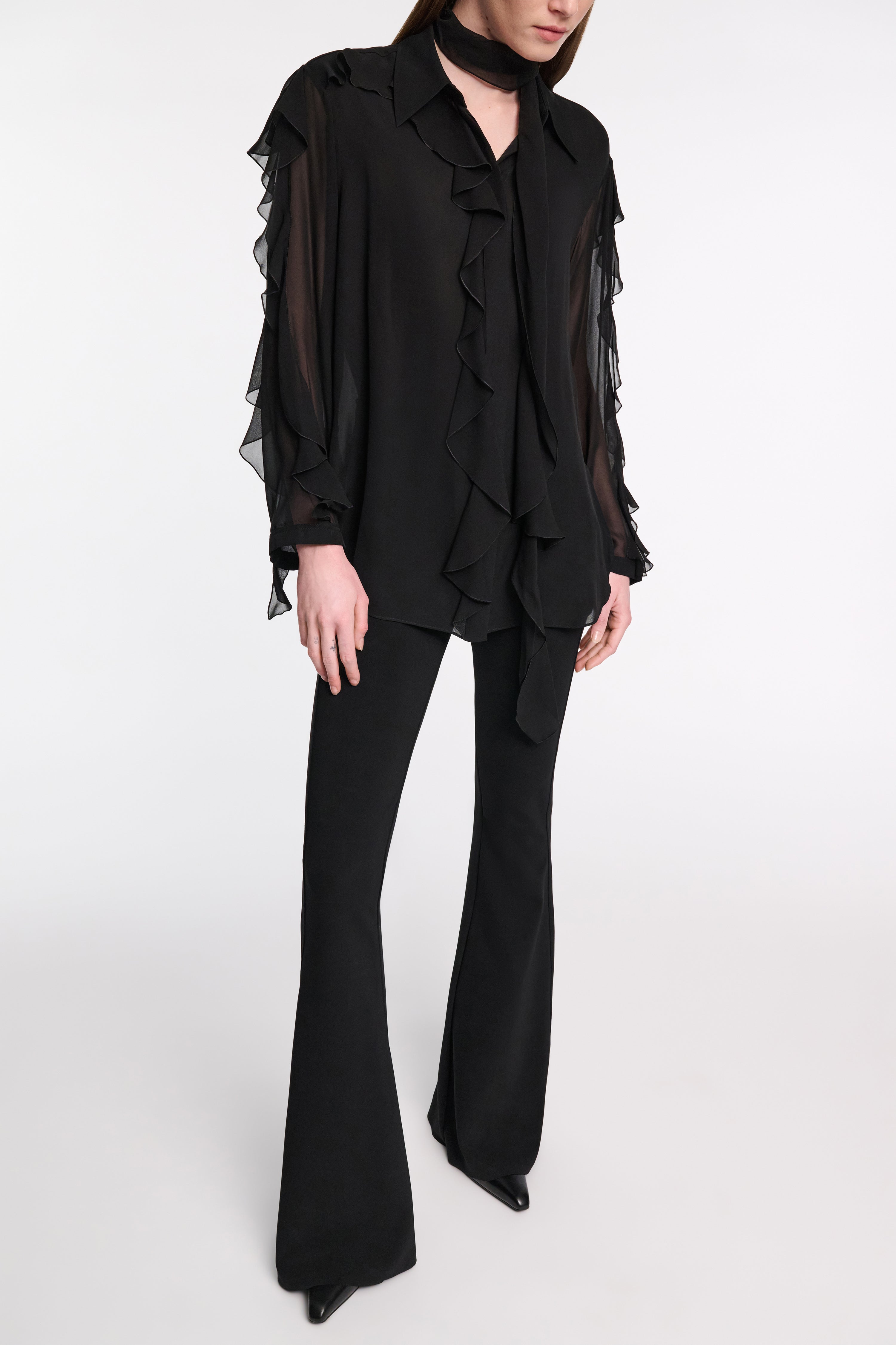 SHEER TWIST I blouse