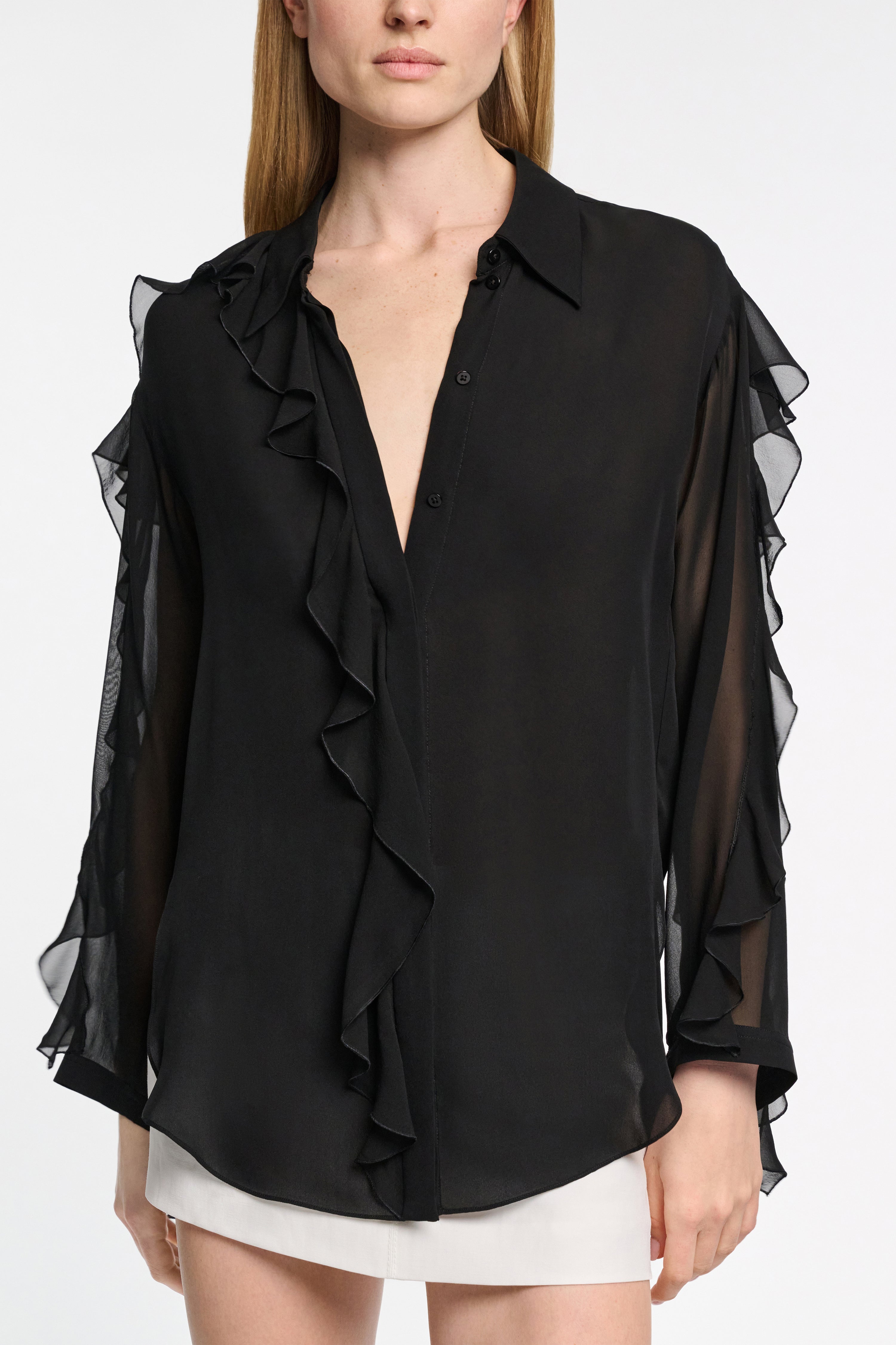 SHEER TWIST I blouse