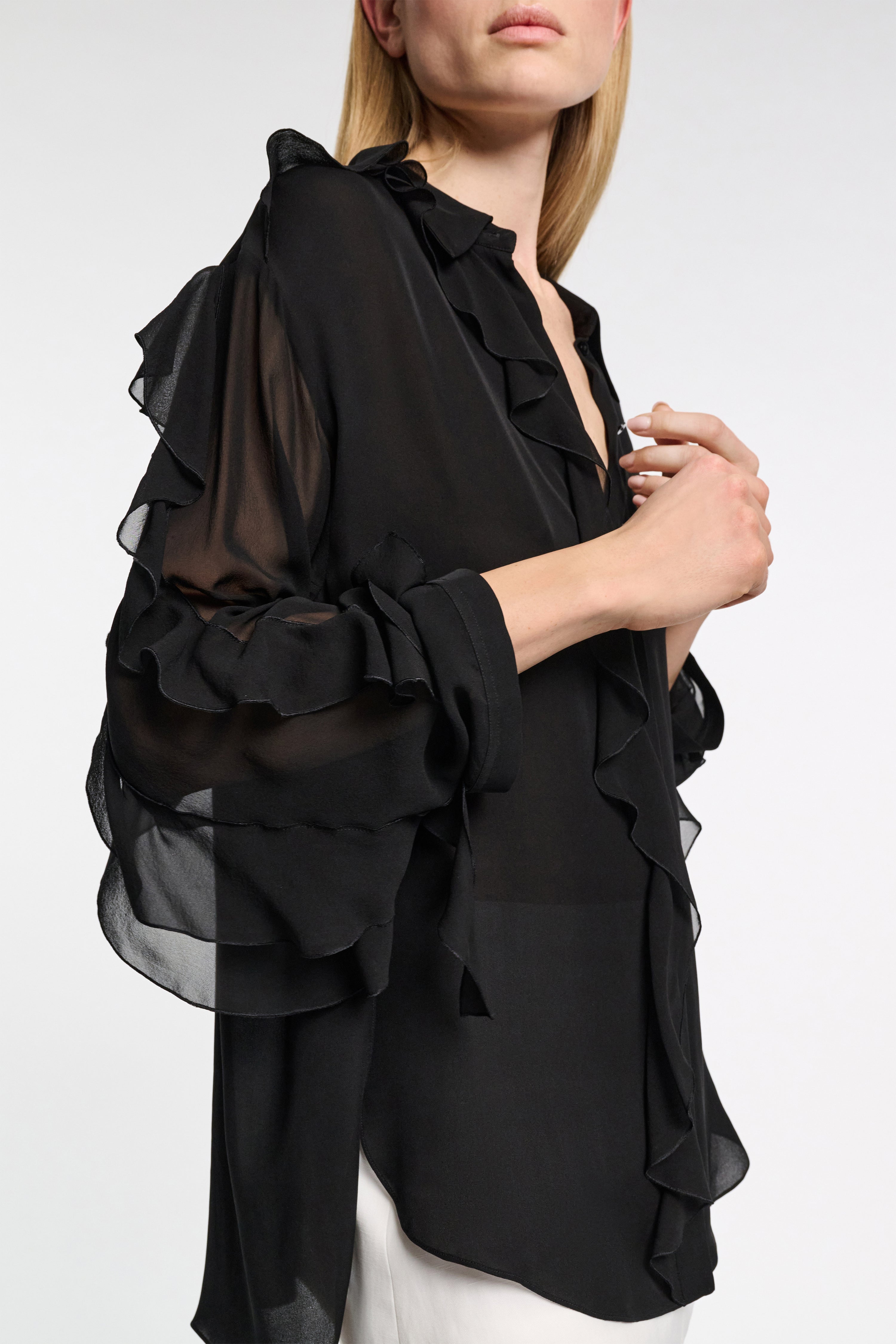 SHEER TWIST I blouse