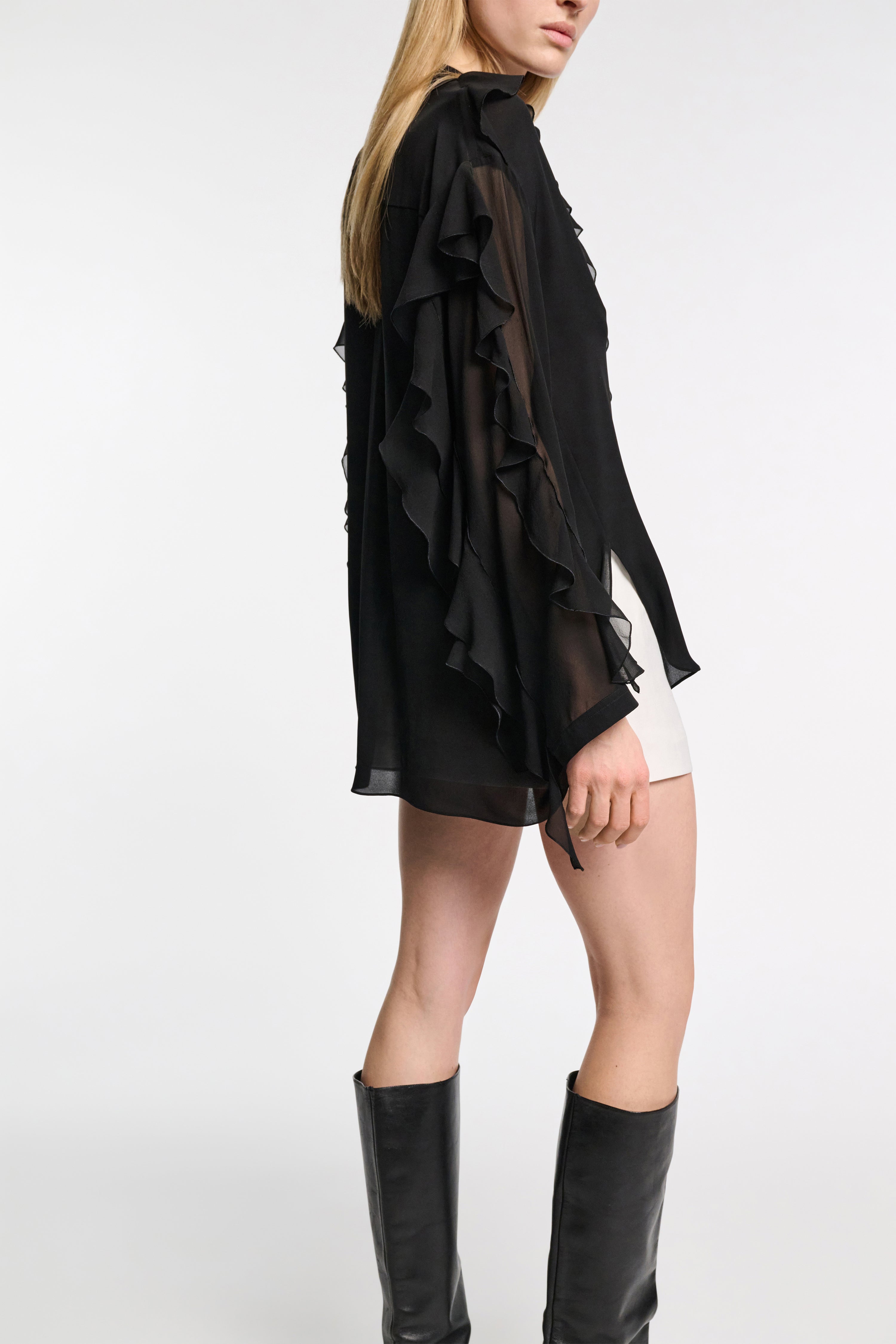 SHEER TWIST I blouse