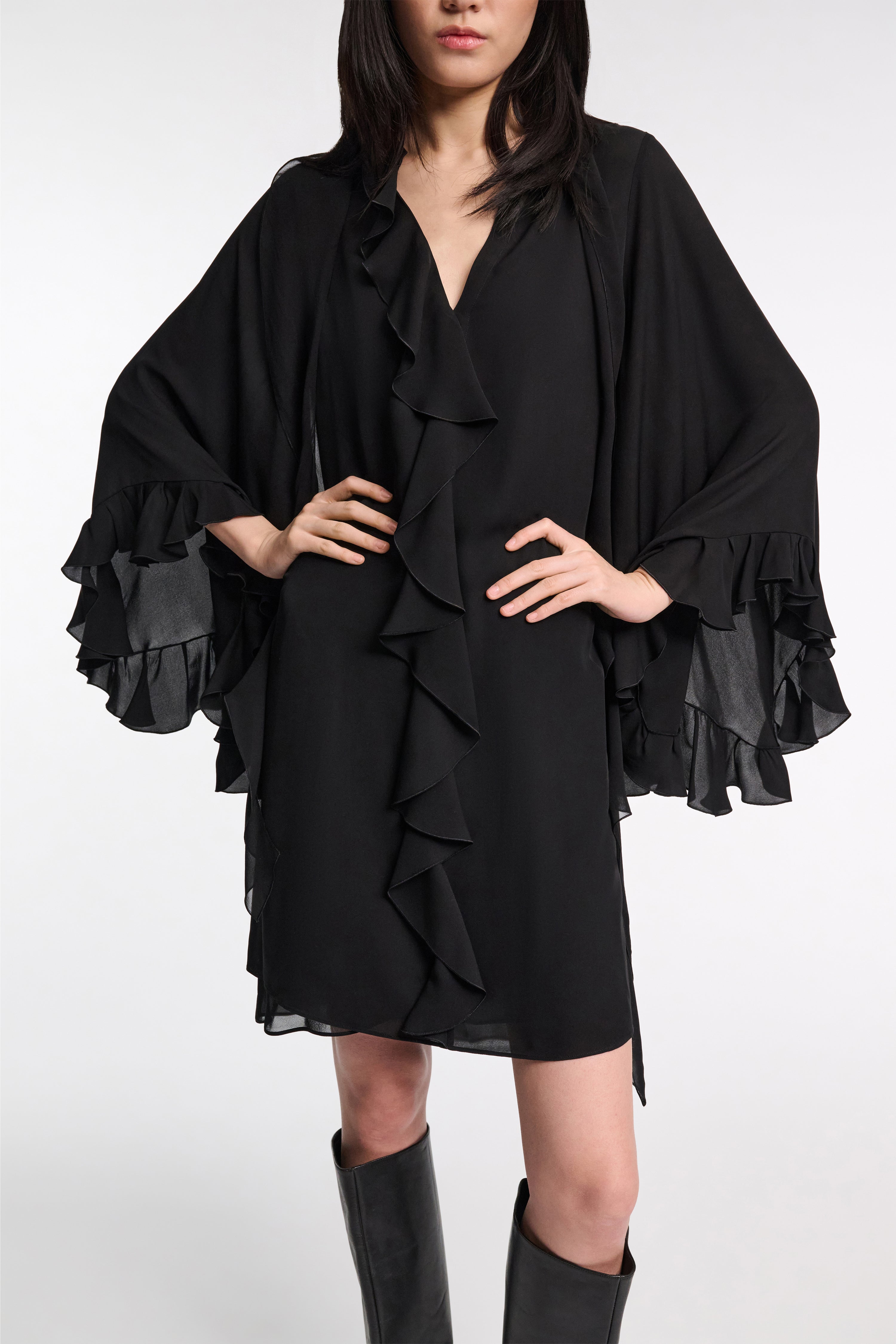 SHEER TWIST II dress