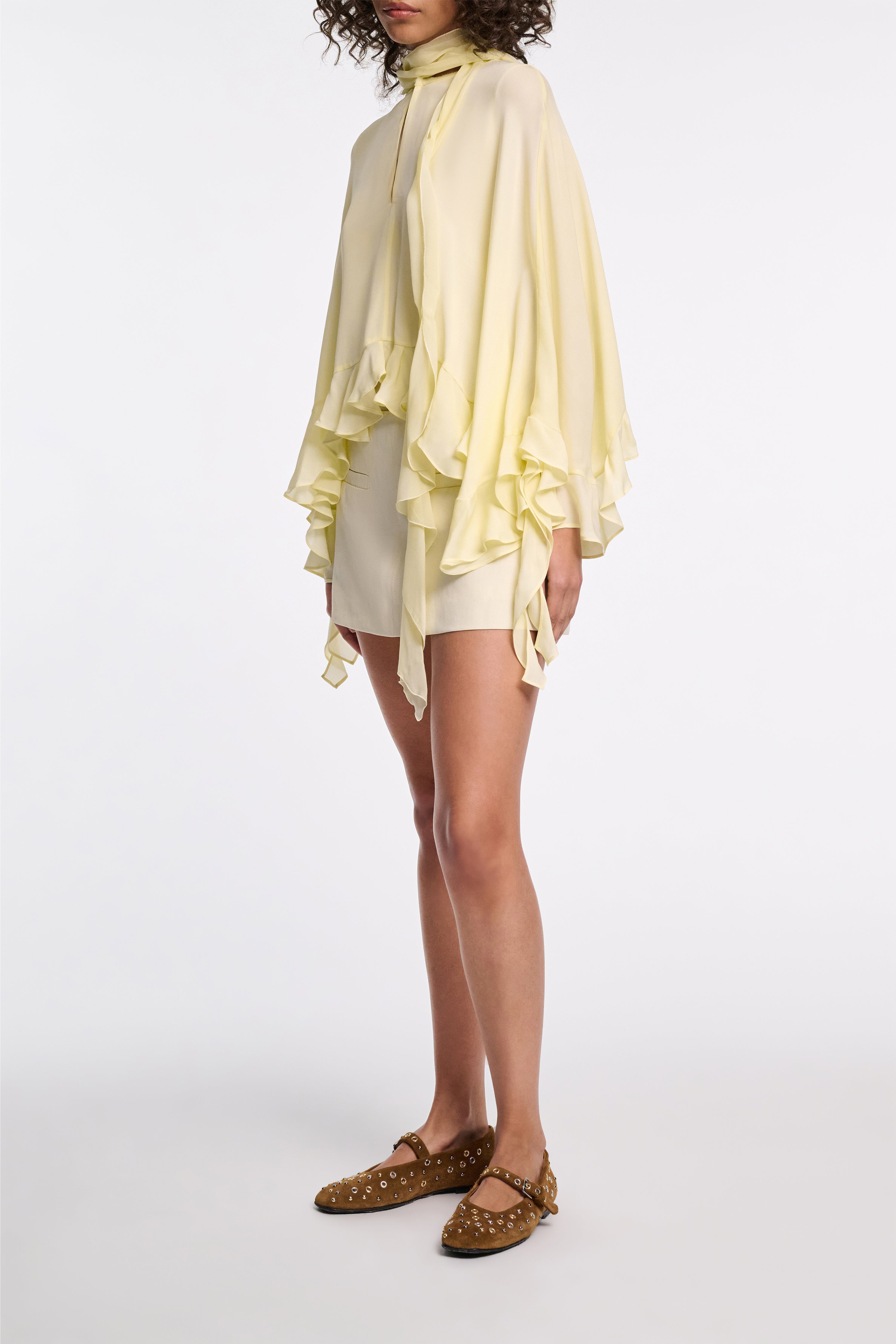 SHEER TWIST I blouse