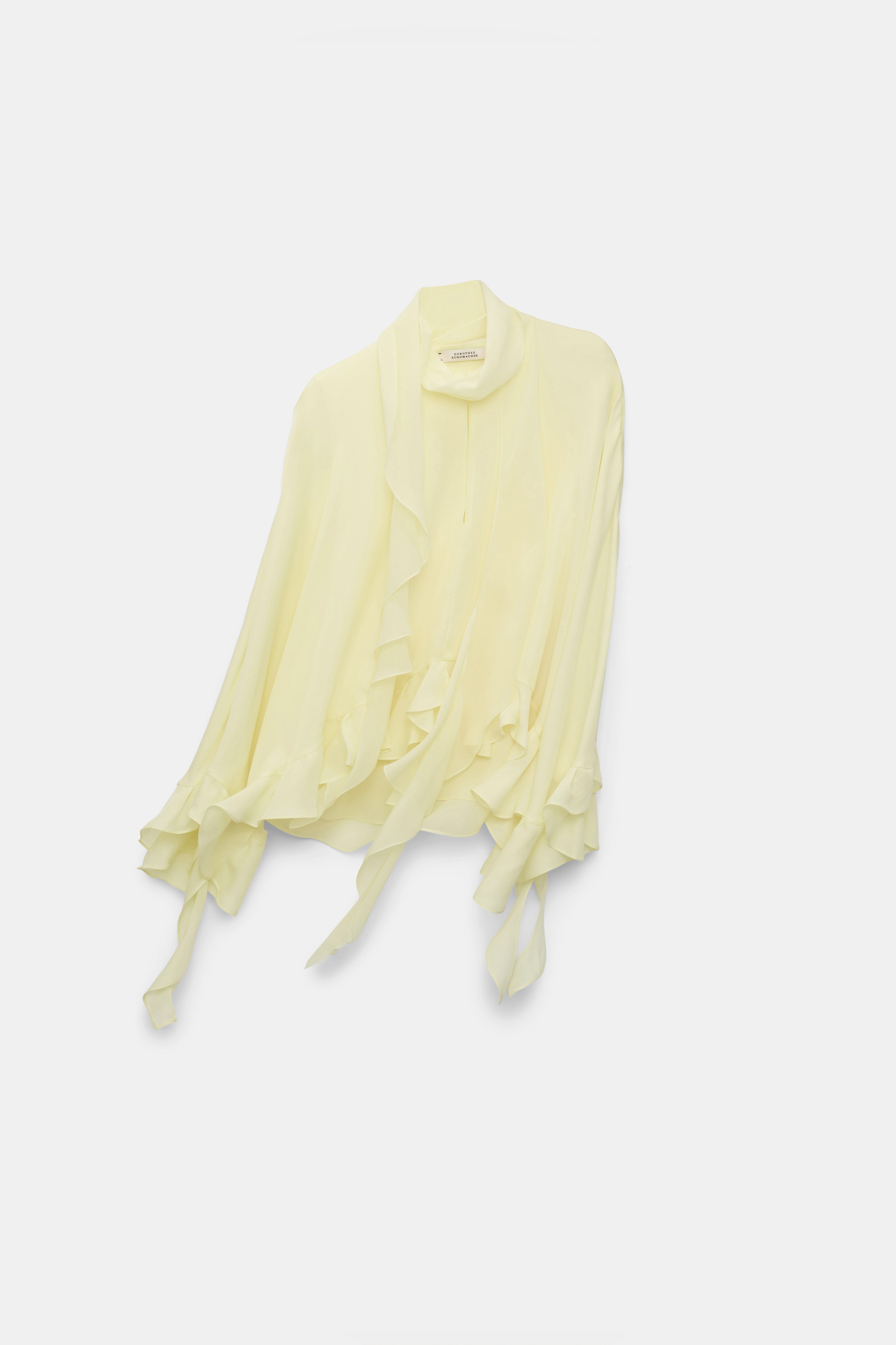 SHEER TWIST I blouse