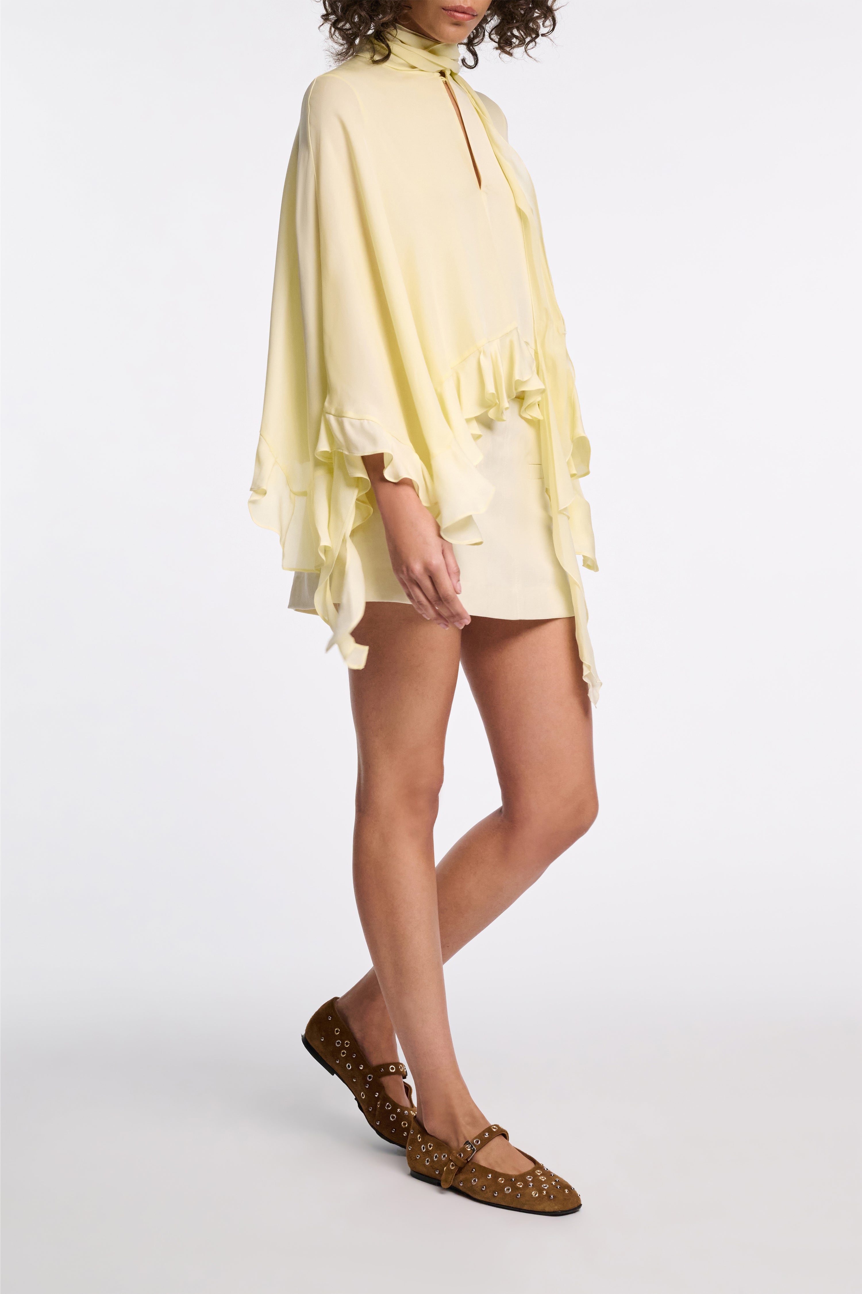 SHEER TWIST I blouse