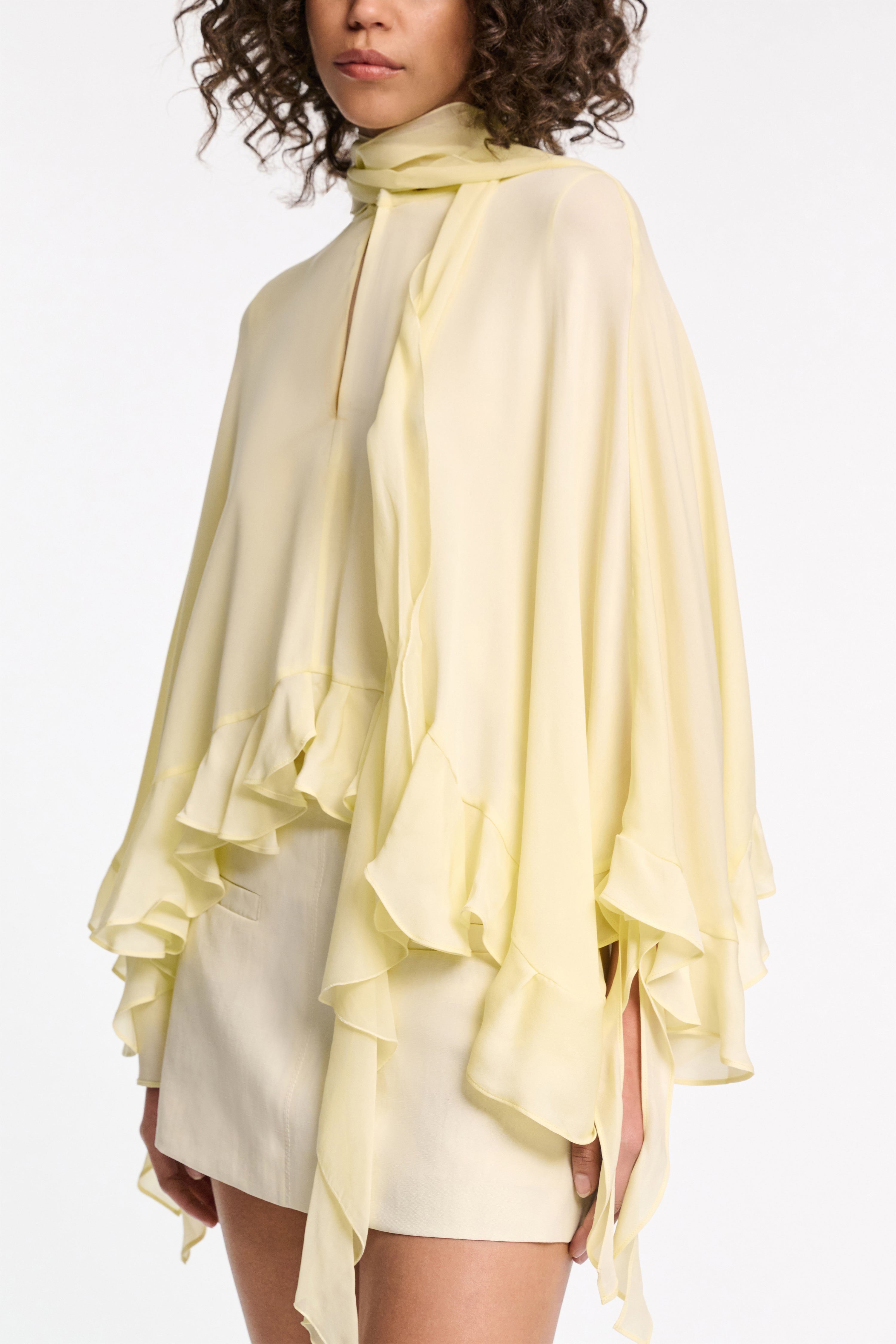 SHEER TWIST I blouse