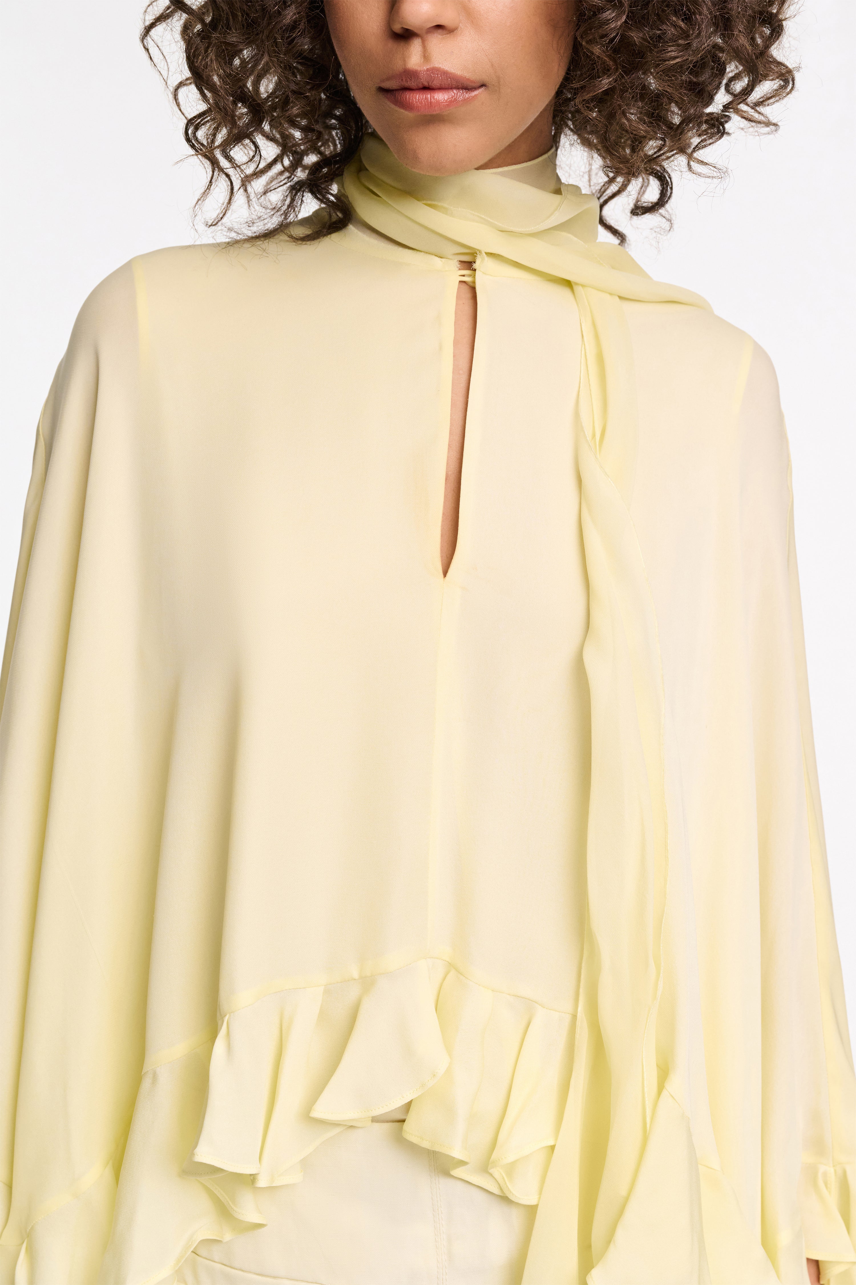 SHEER TWIST I blouse