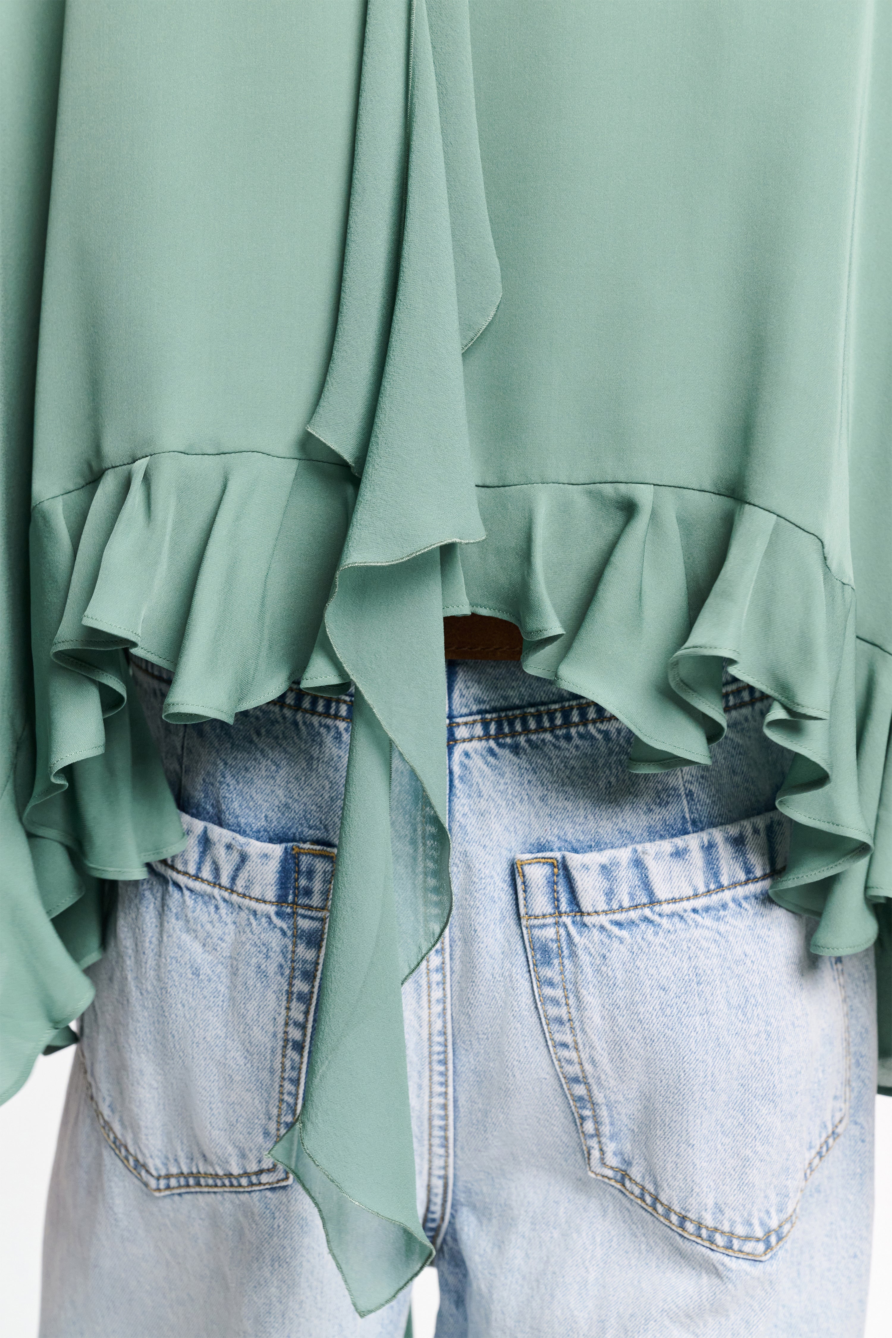 SHEER TWIST I blouse