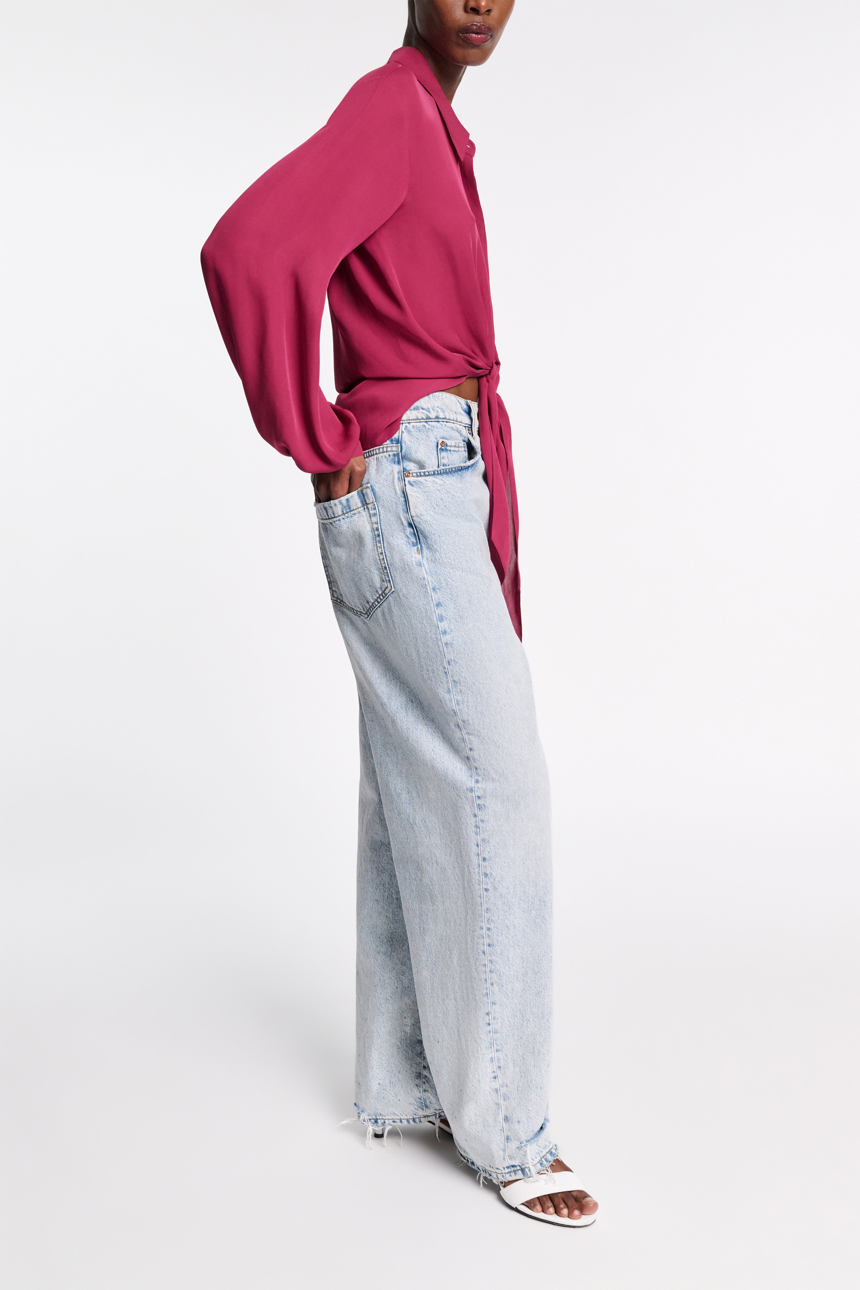 SHEER TWIST I blouse