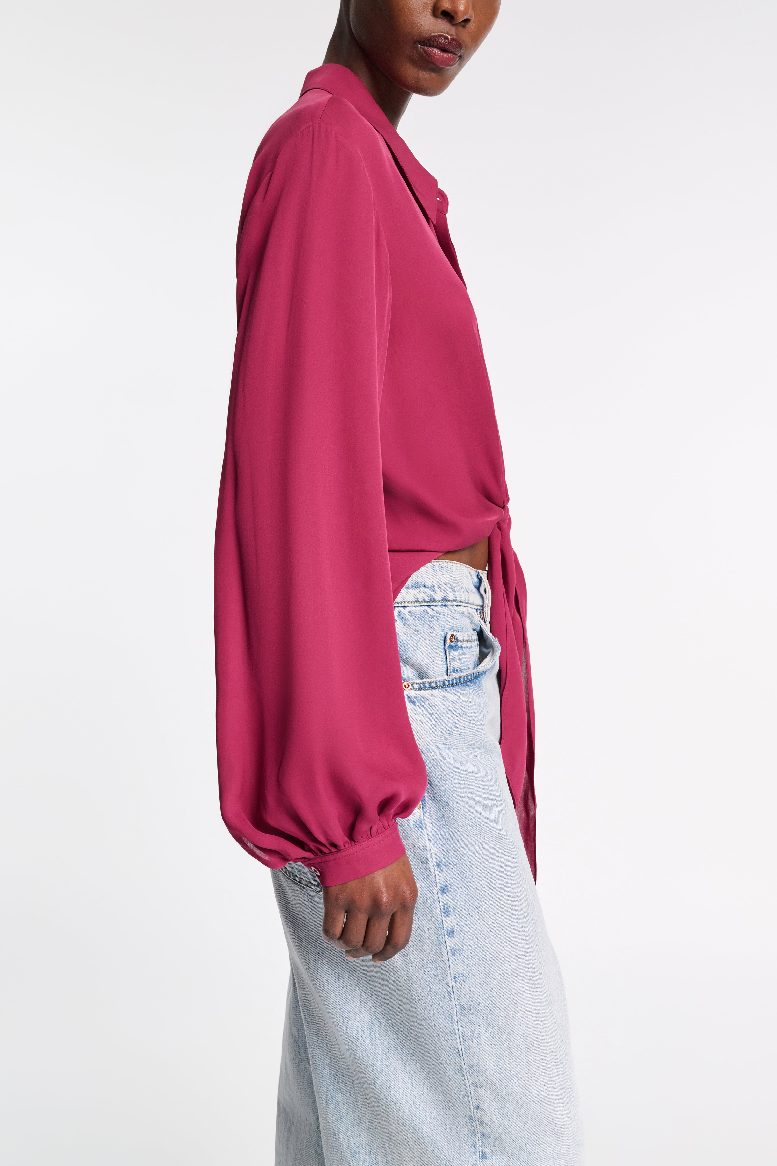 SHEER TWIST I blouse