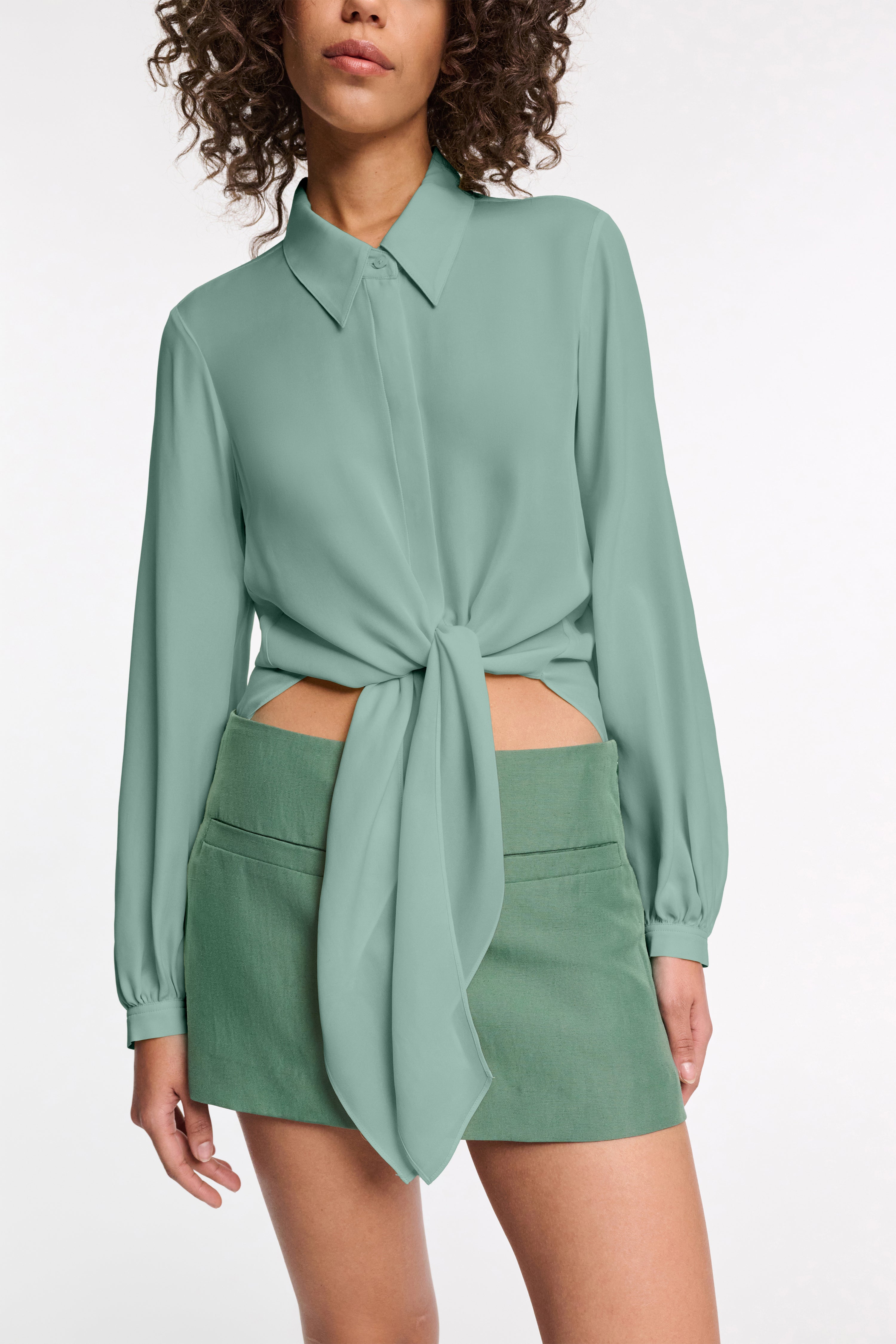 SHEER TWIST I blouse