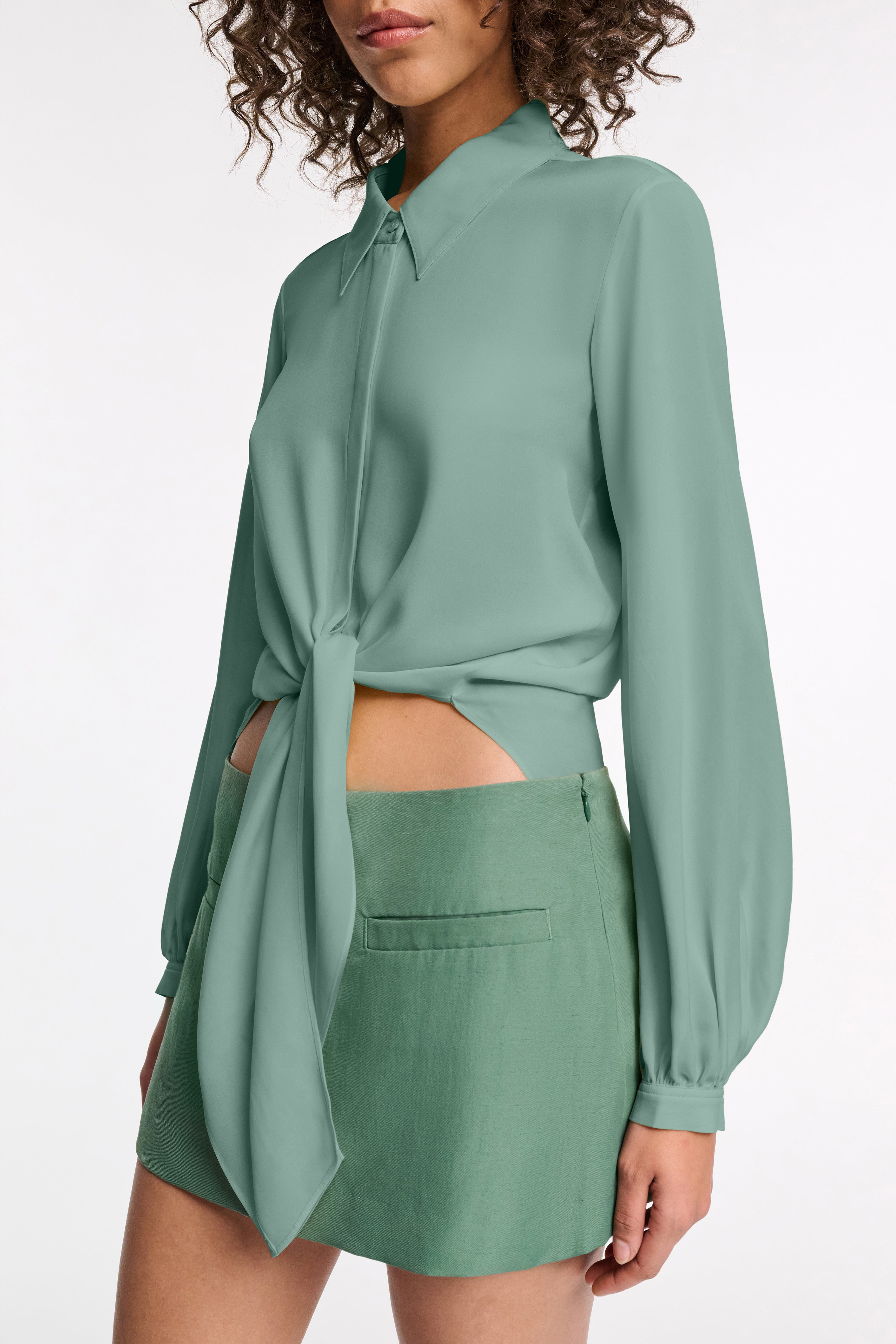 SHEER TWIST I blouse