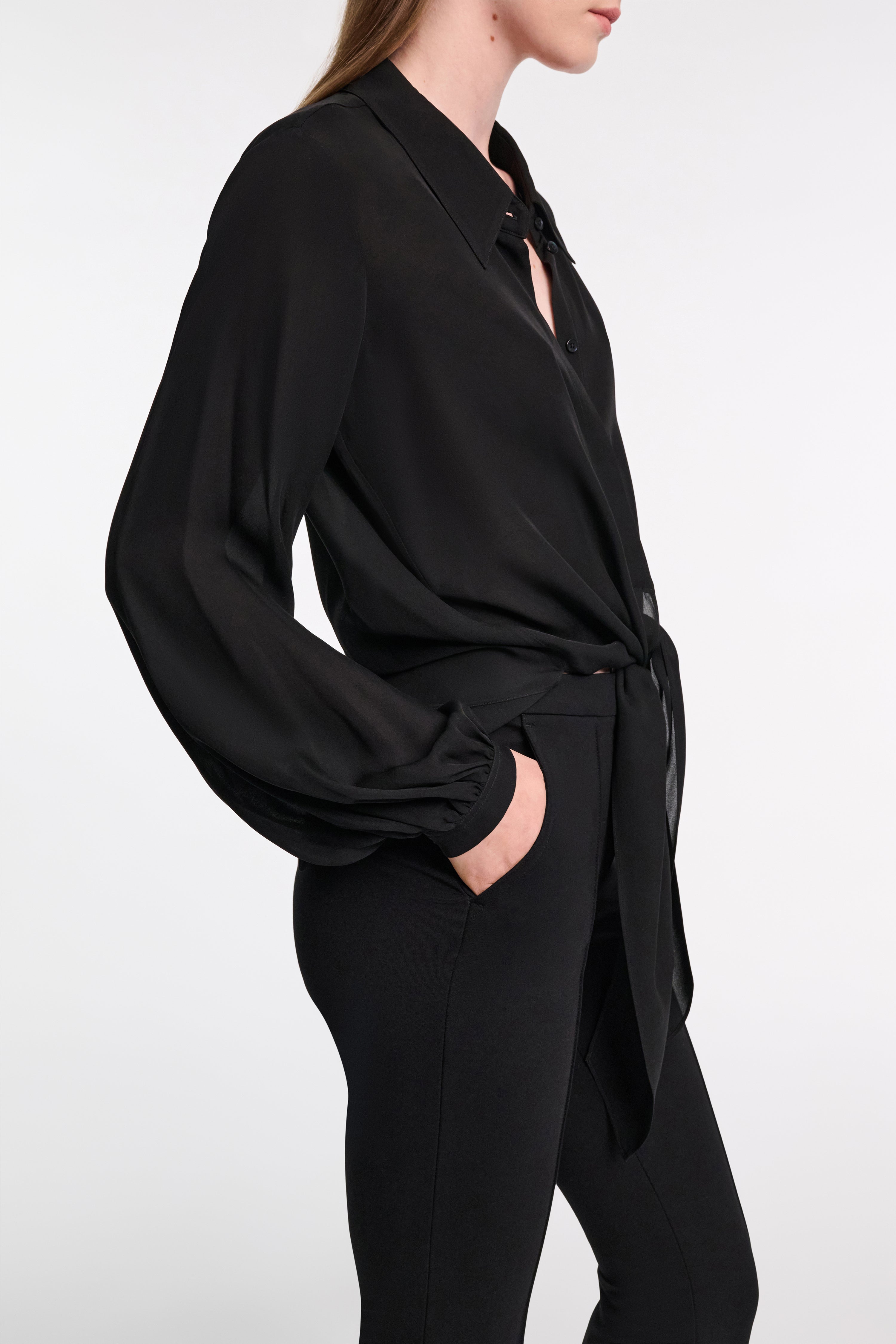 SHEER TWIST I blouse