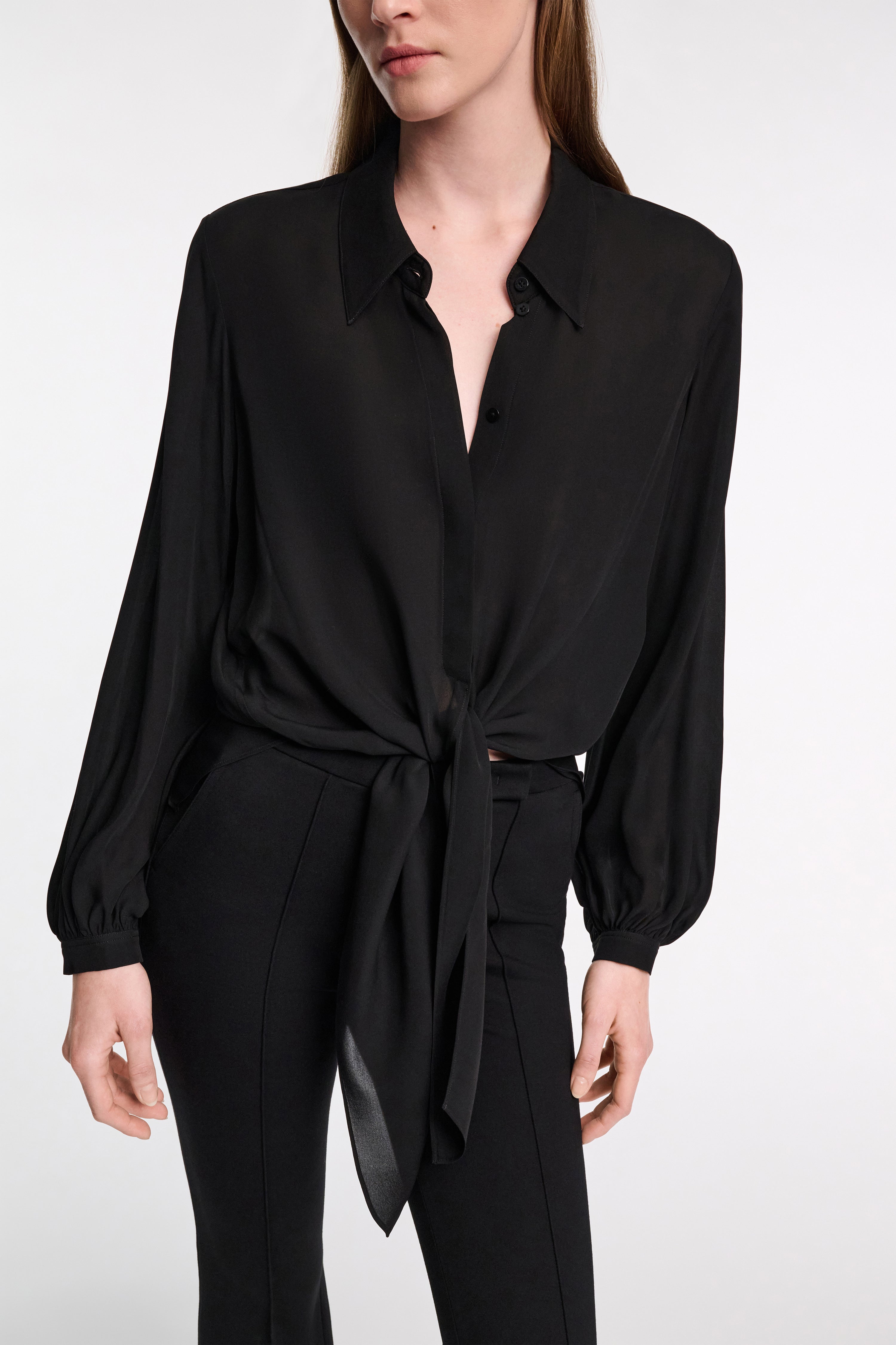 SHEER TWIST I blouse