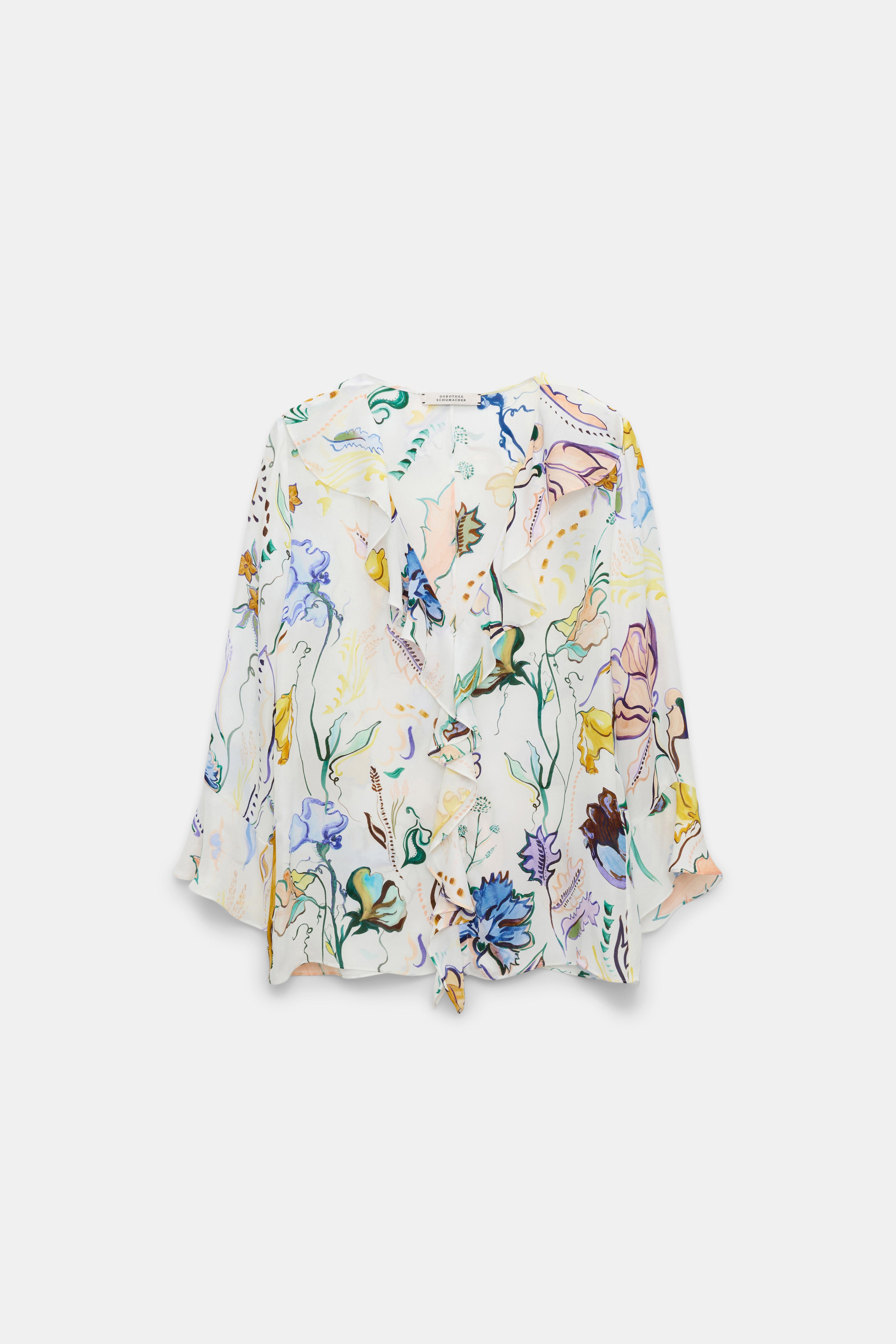 FLORAL TWIST blouse