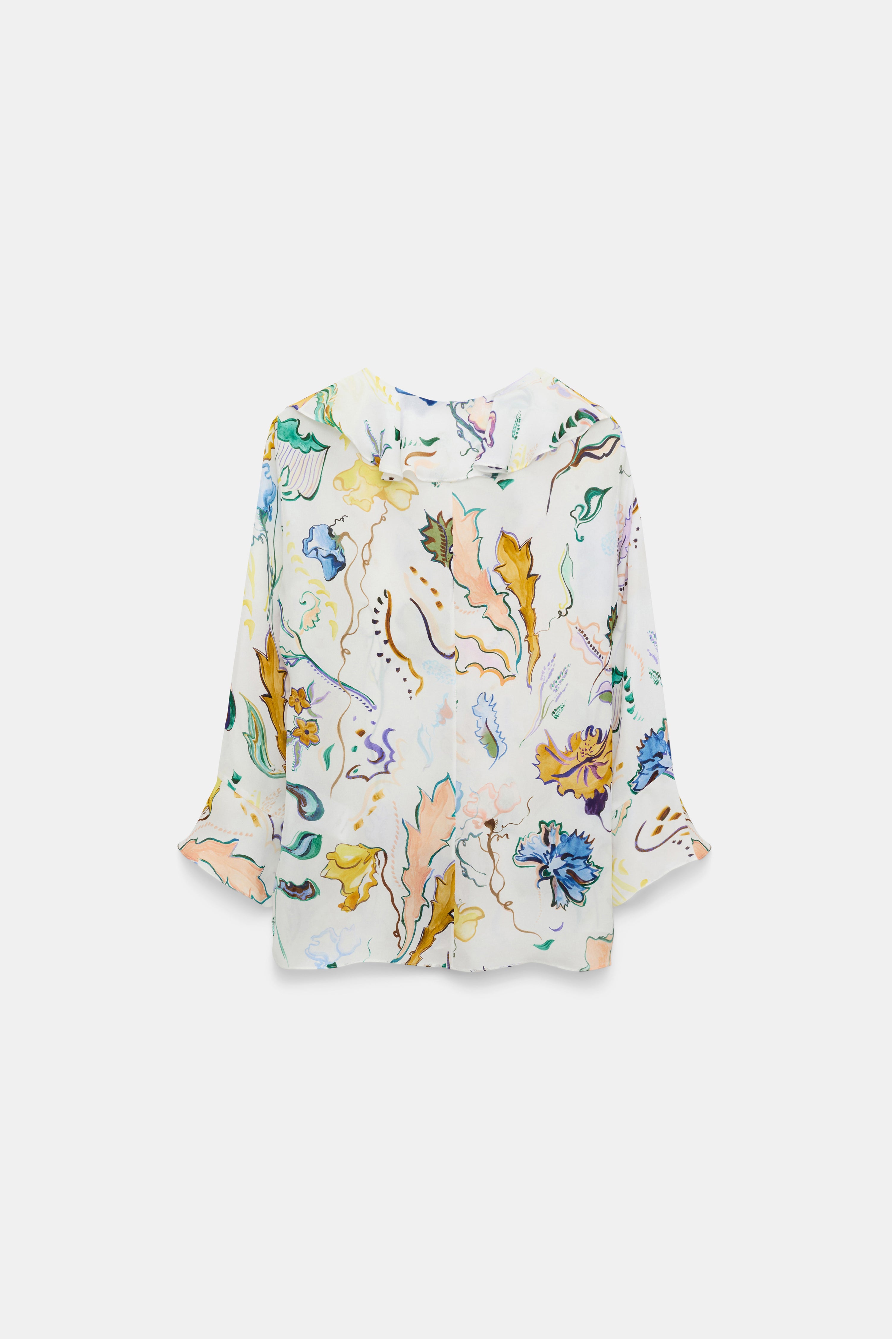 FLORAL TWIST blouse