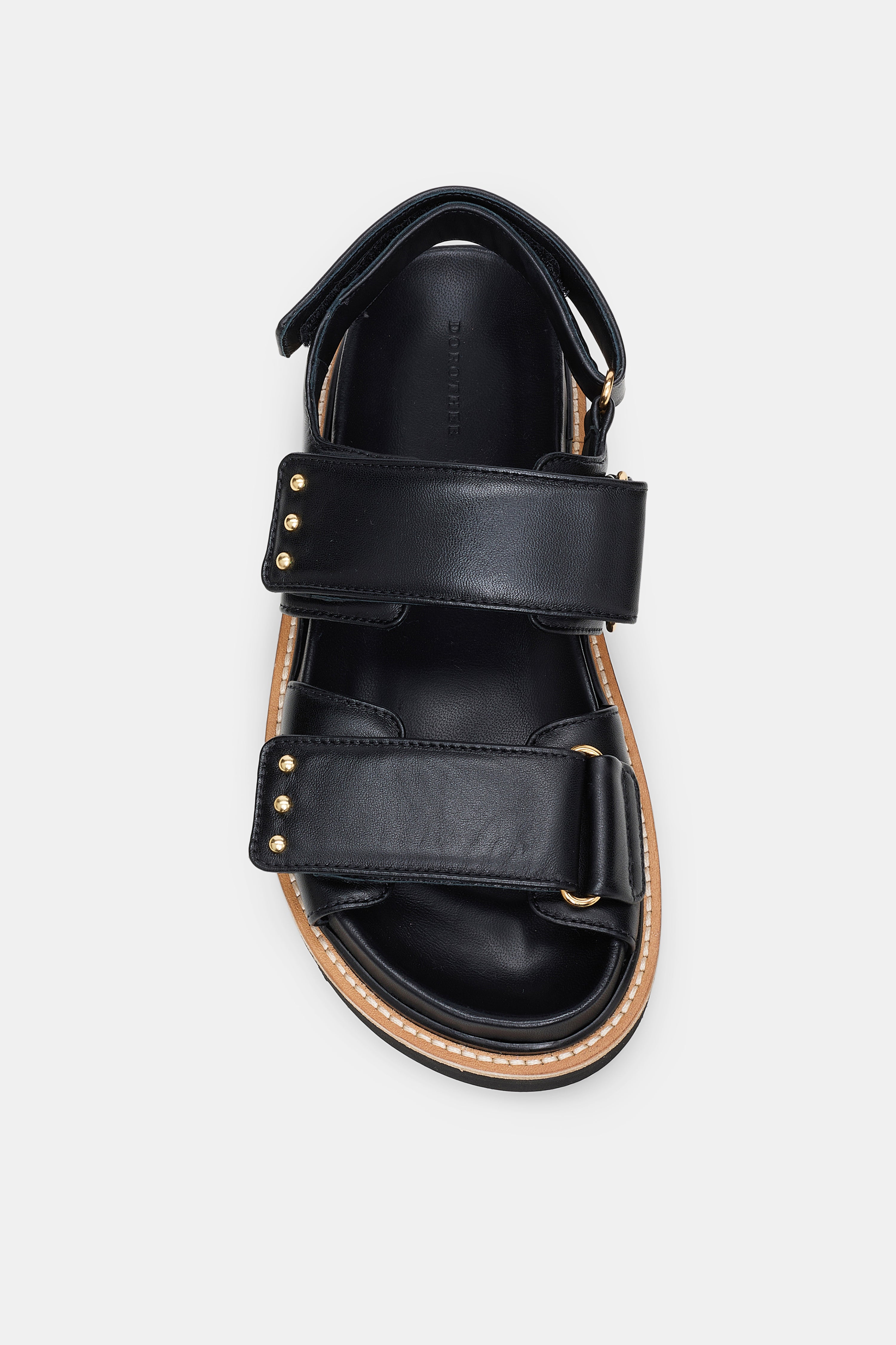 EVERYDAY ELEGANCE velcro strap footbed